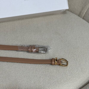Ceinture Camel En Vrai Cuir