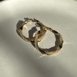 Boucles d’oreilles Lune Dorée