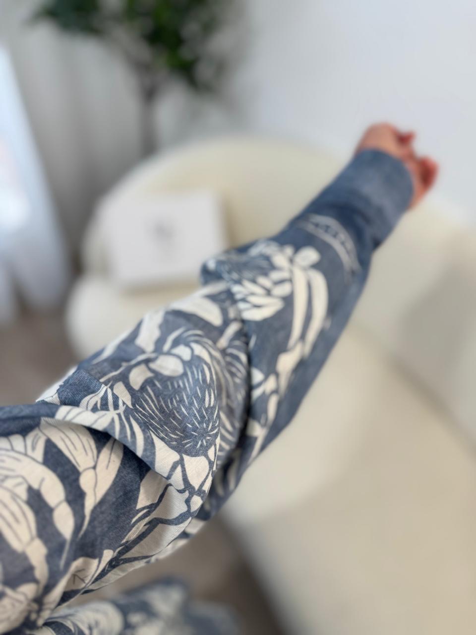Ensemble Bleu Fleur – Image 3
