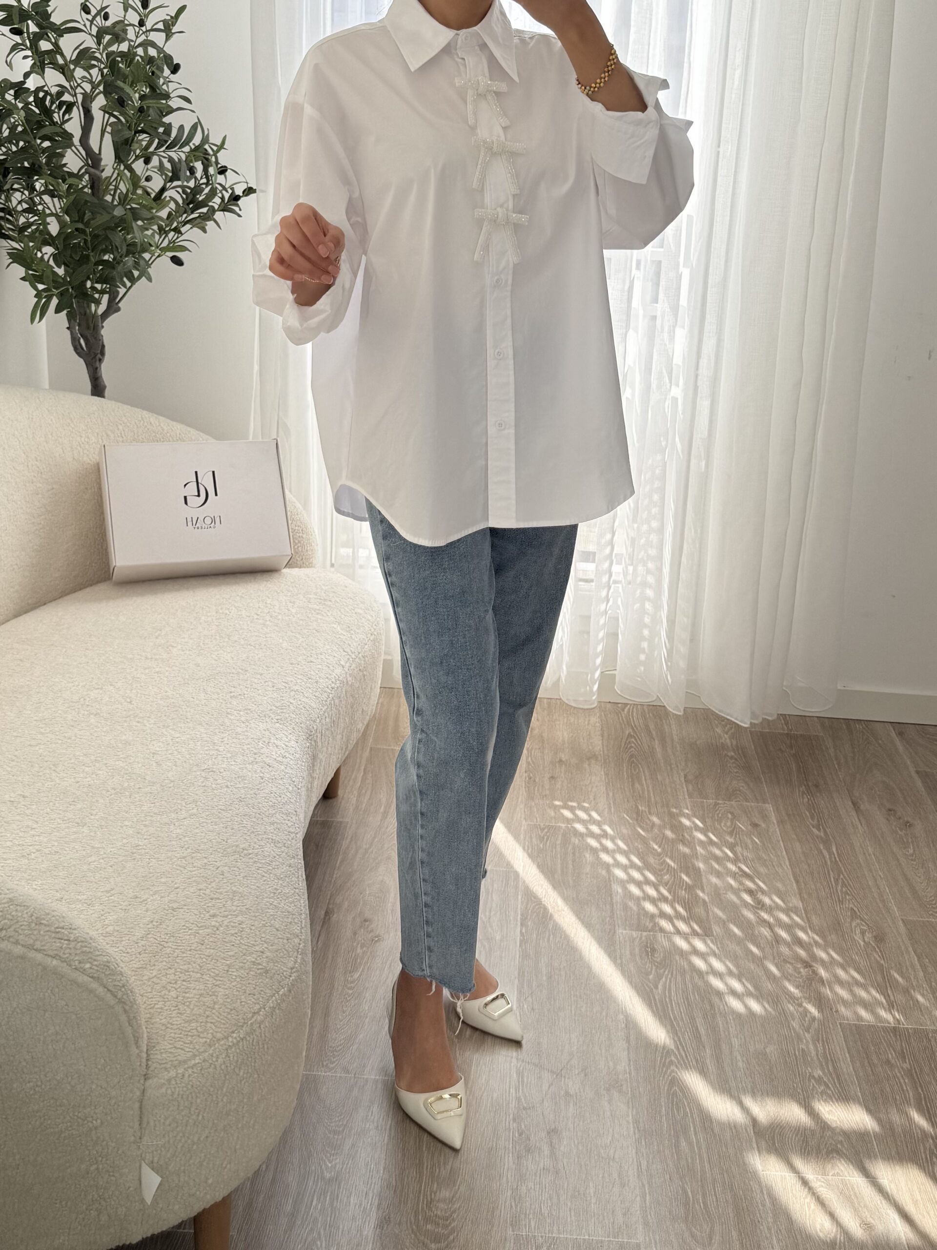 Chemise Blanche Papillon – Image 8