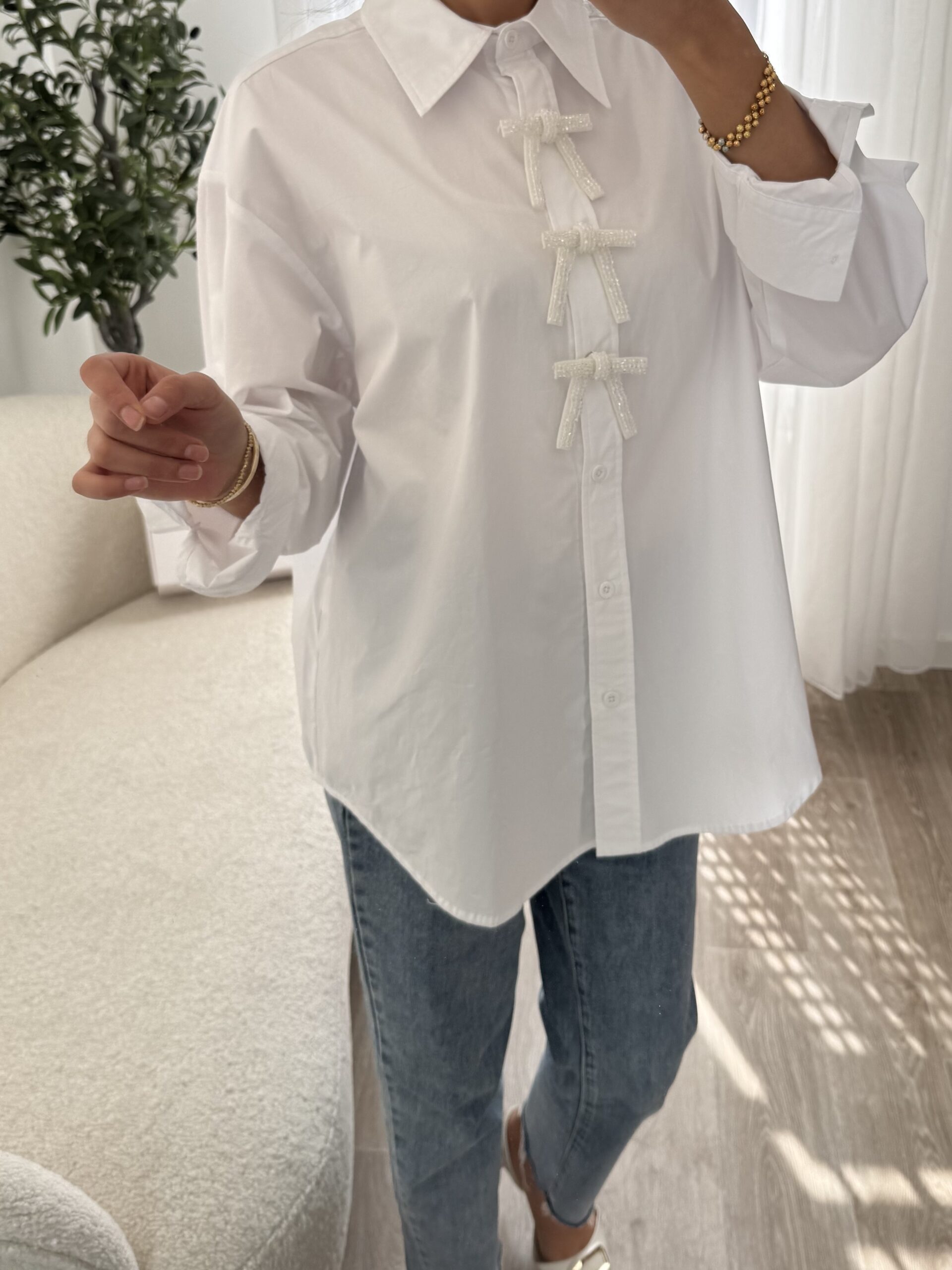Chemise Blanche Papillon – Image 9