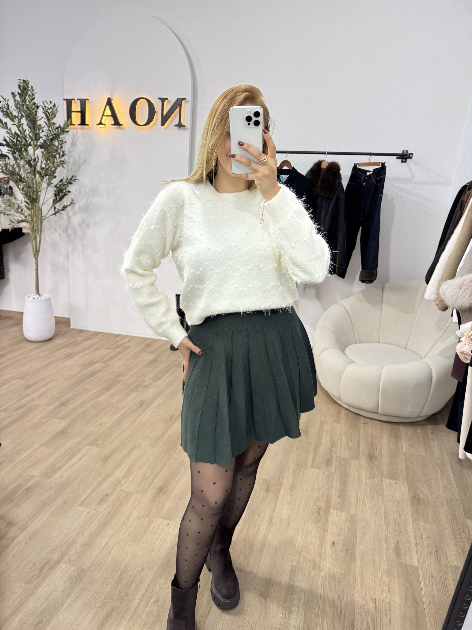 Jupe Verte Classy – Image 3