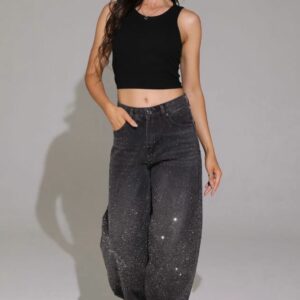 Shiny Barrel Jeans