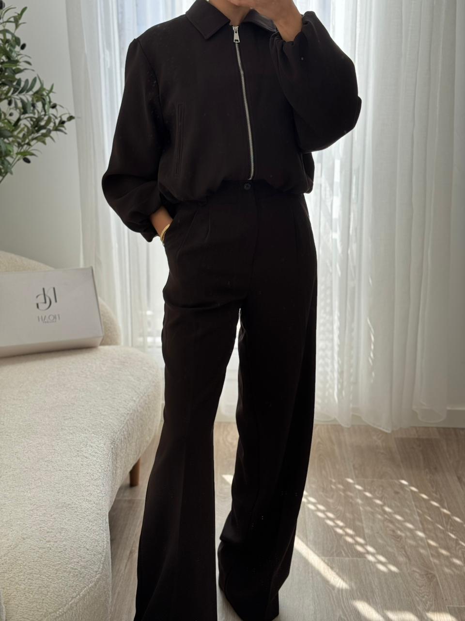 Veste Marron Élégance – Image 2