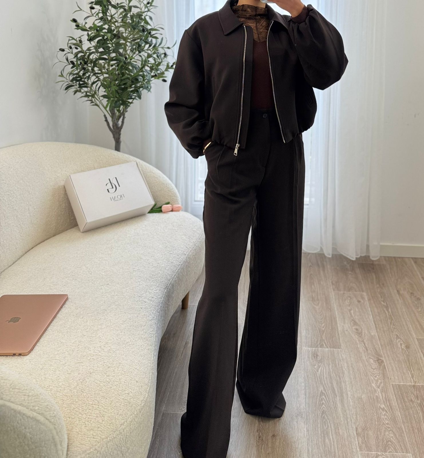 Veste Marron Élégance – Image 6