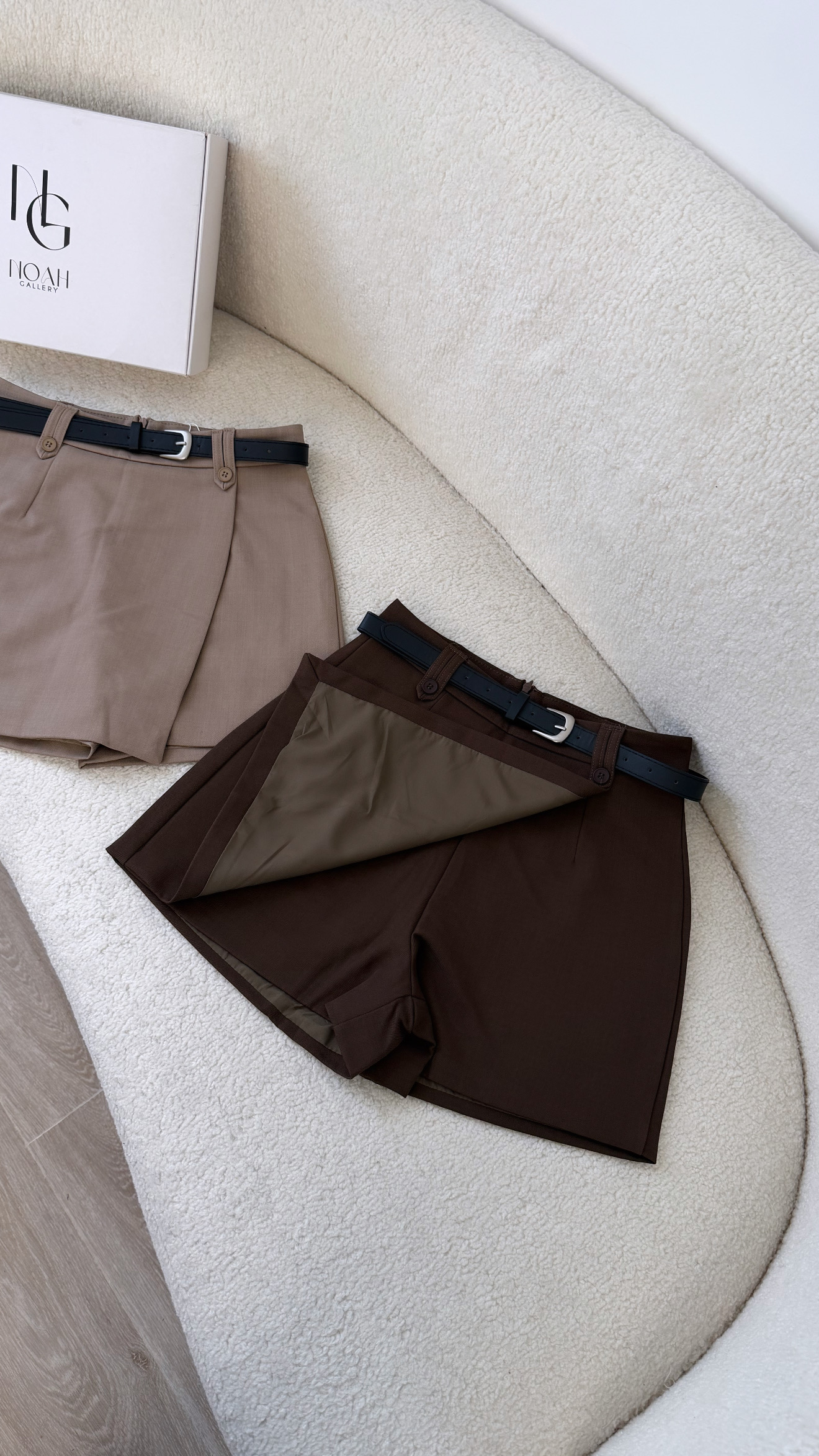 Short Tailleur Chic Ceinturé – Image 9