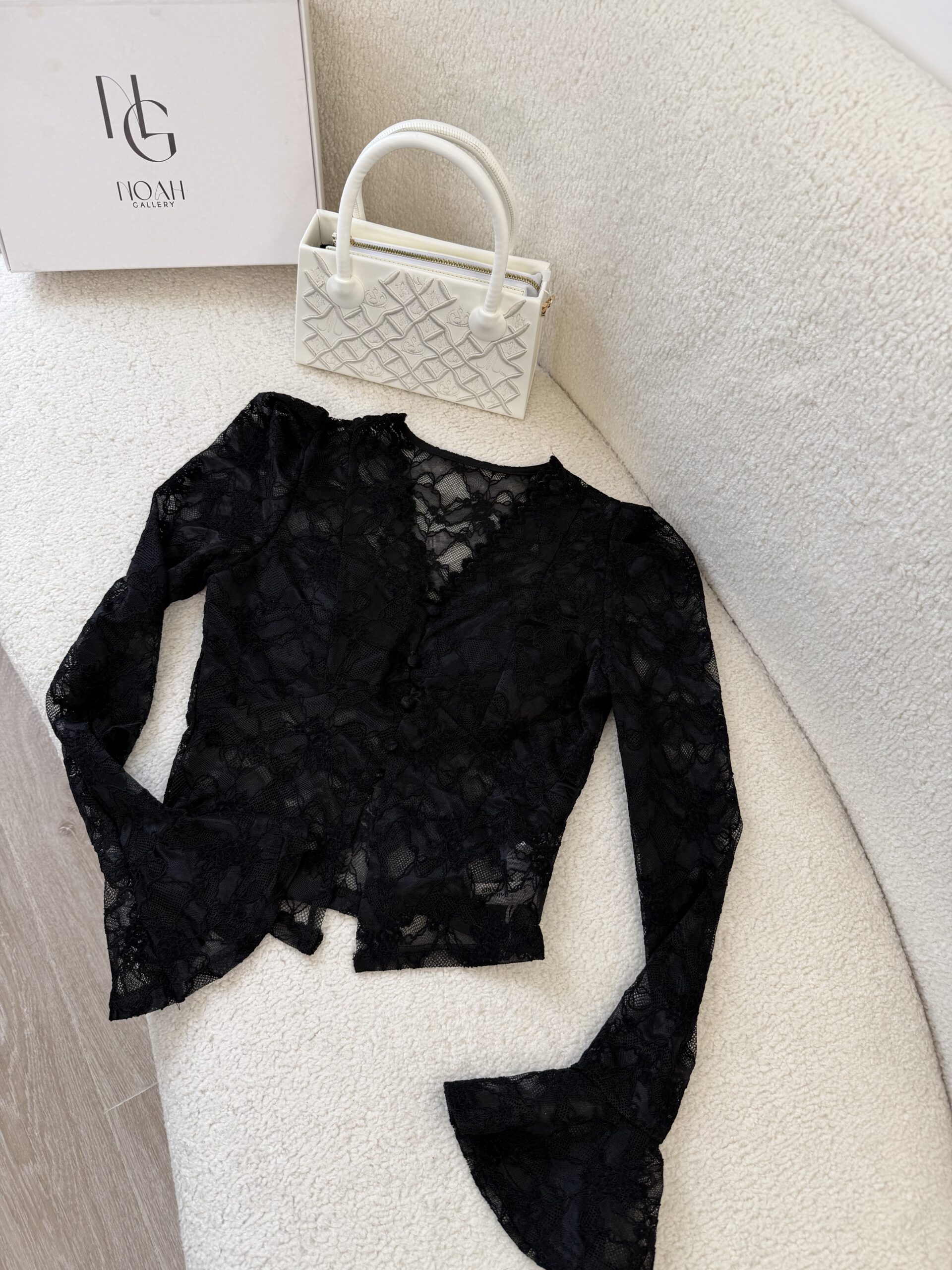 Chemise Noir Dentelle
