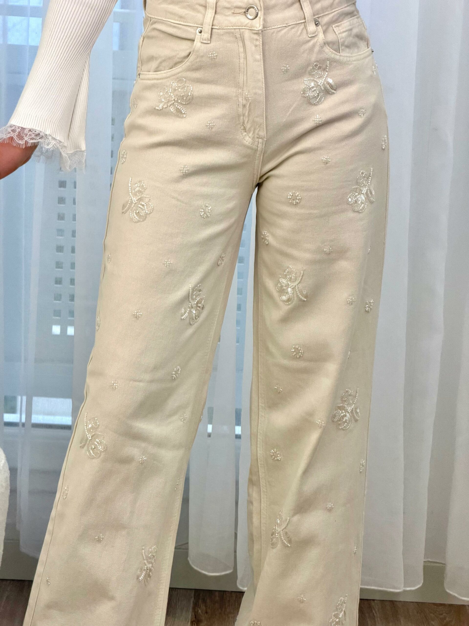 Pantalon Élégance Brodé – Image 6