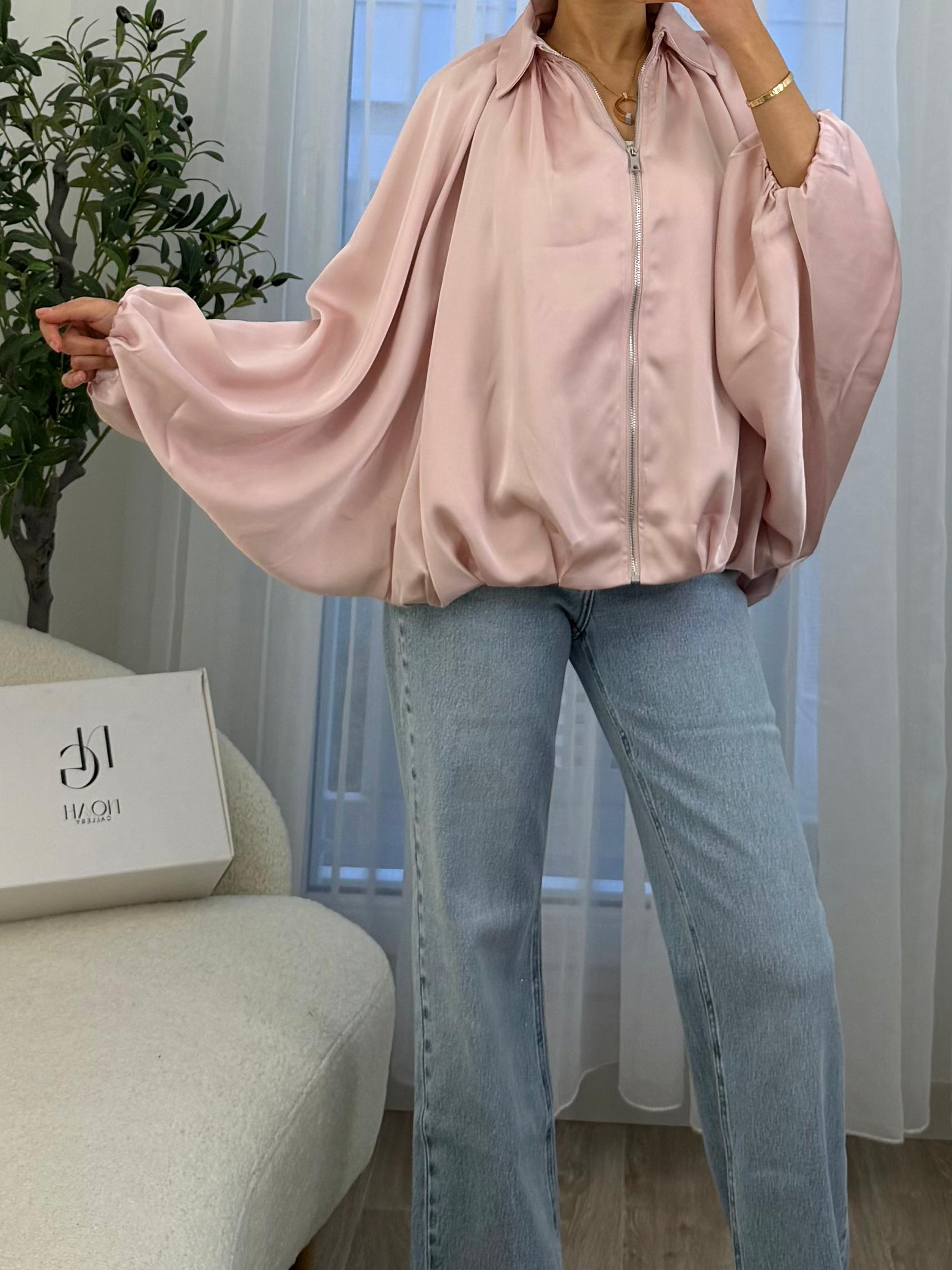 Blouson Satin Élégance