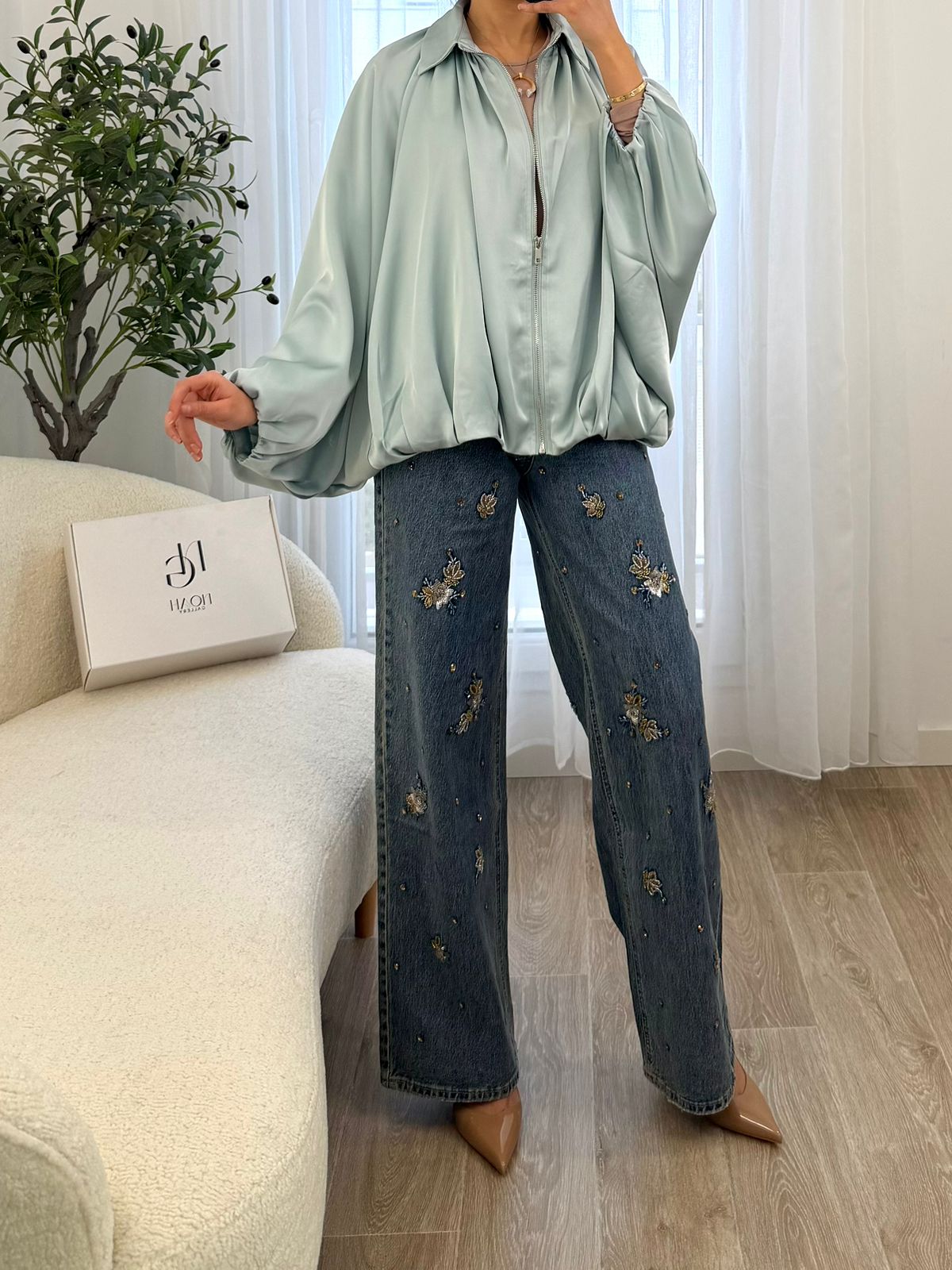 Blouson Satin Élégance – Image 11