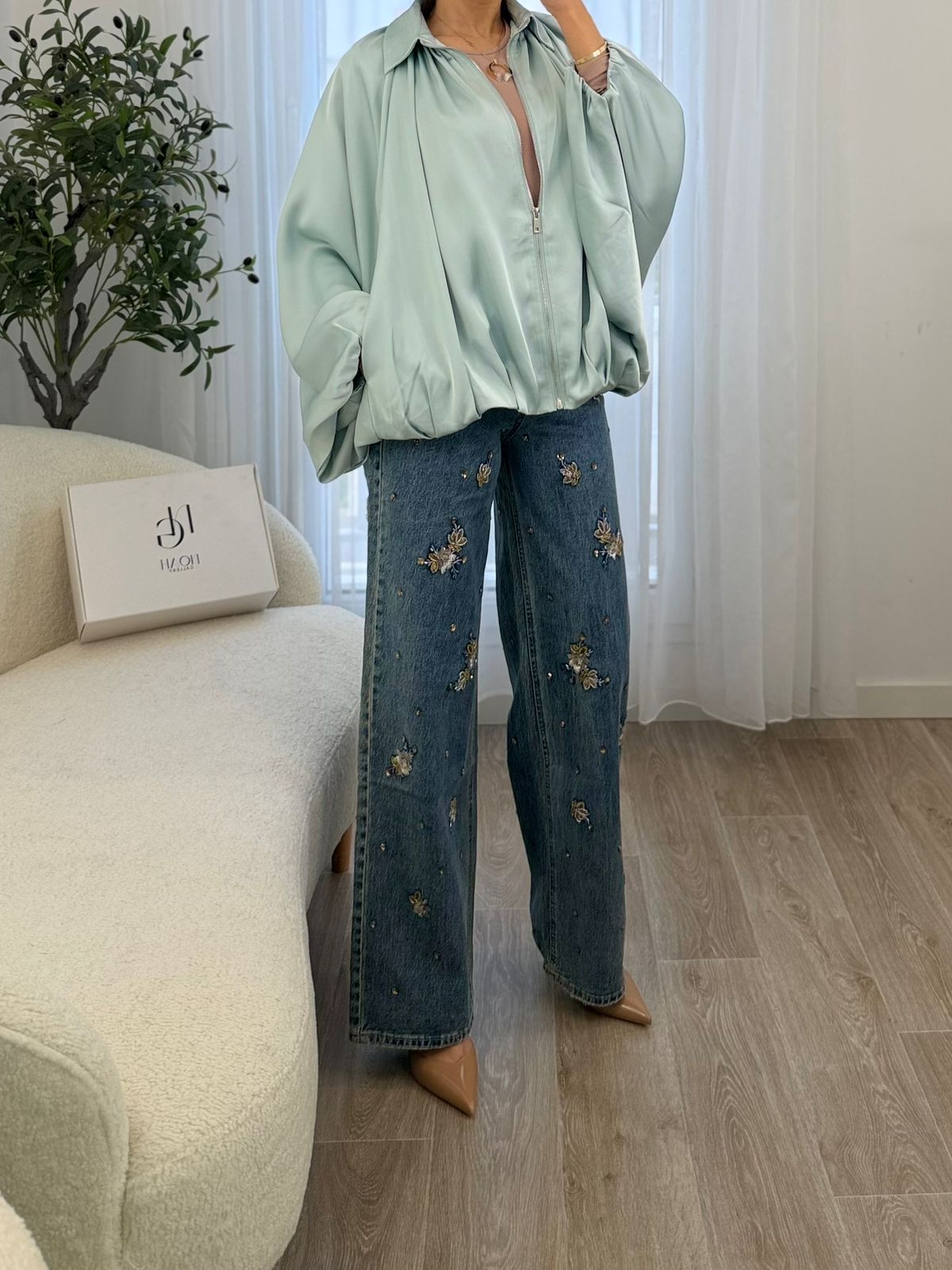 Blouson Satin Élégance – Image 9