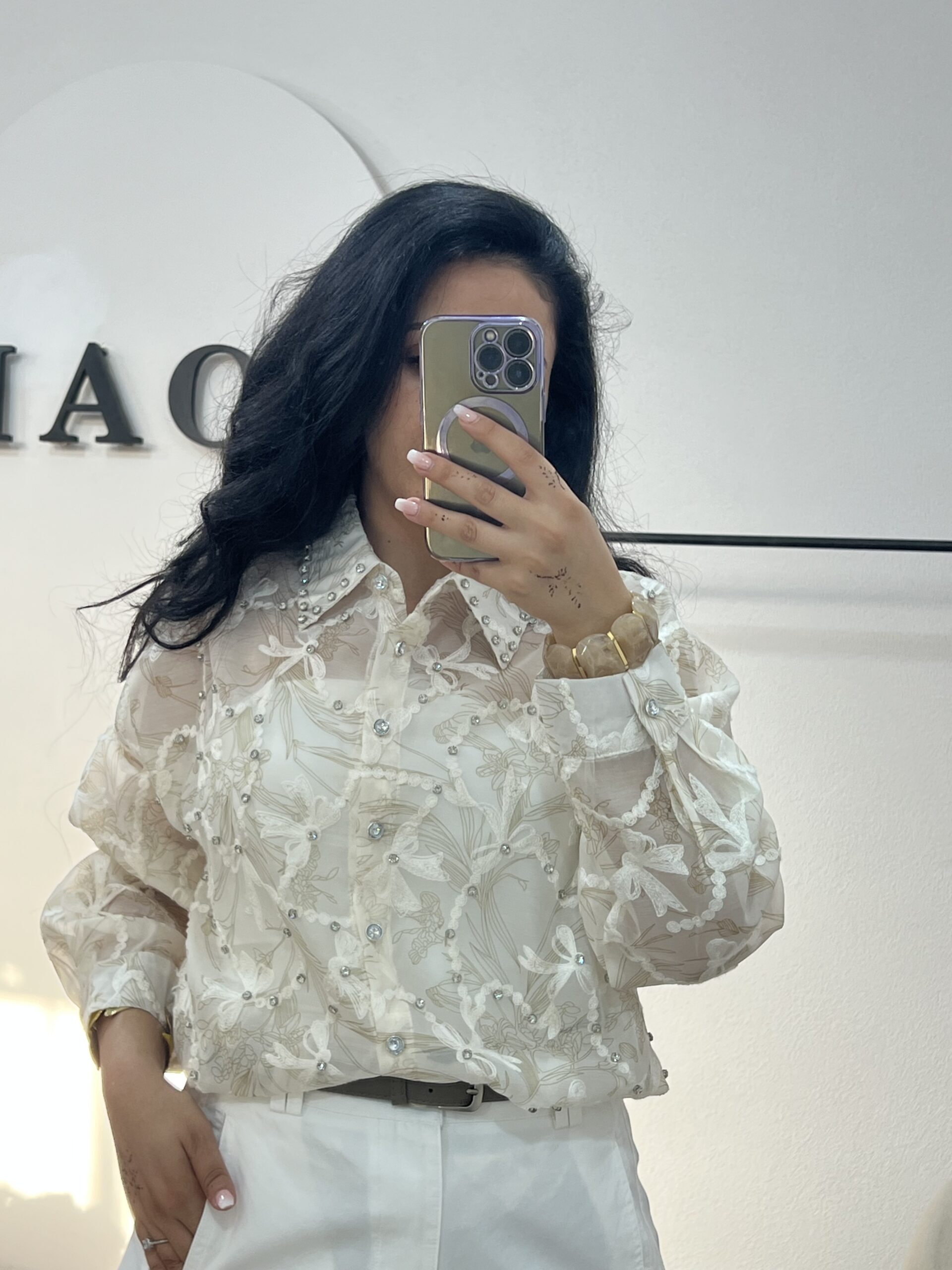 Chemise Crystal Flower