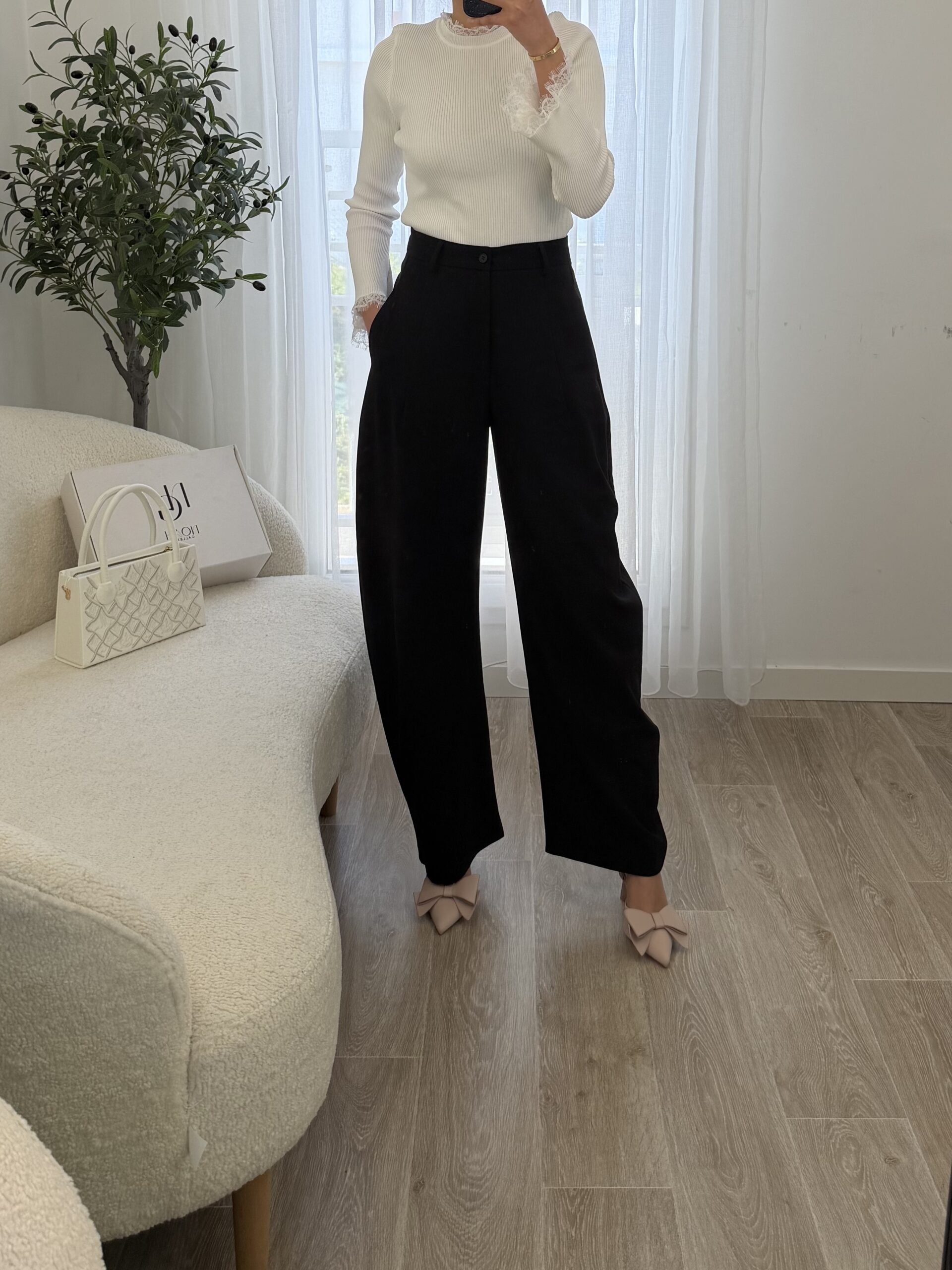 Pantalon Ballon Taille Haute – Image 2