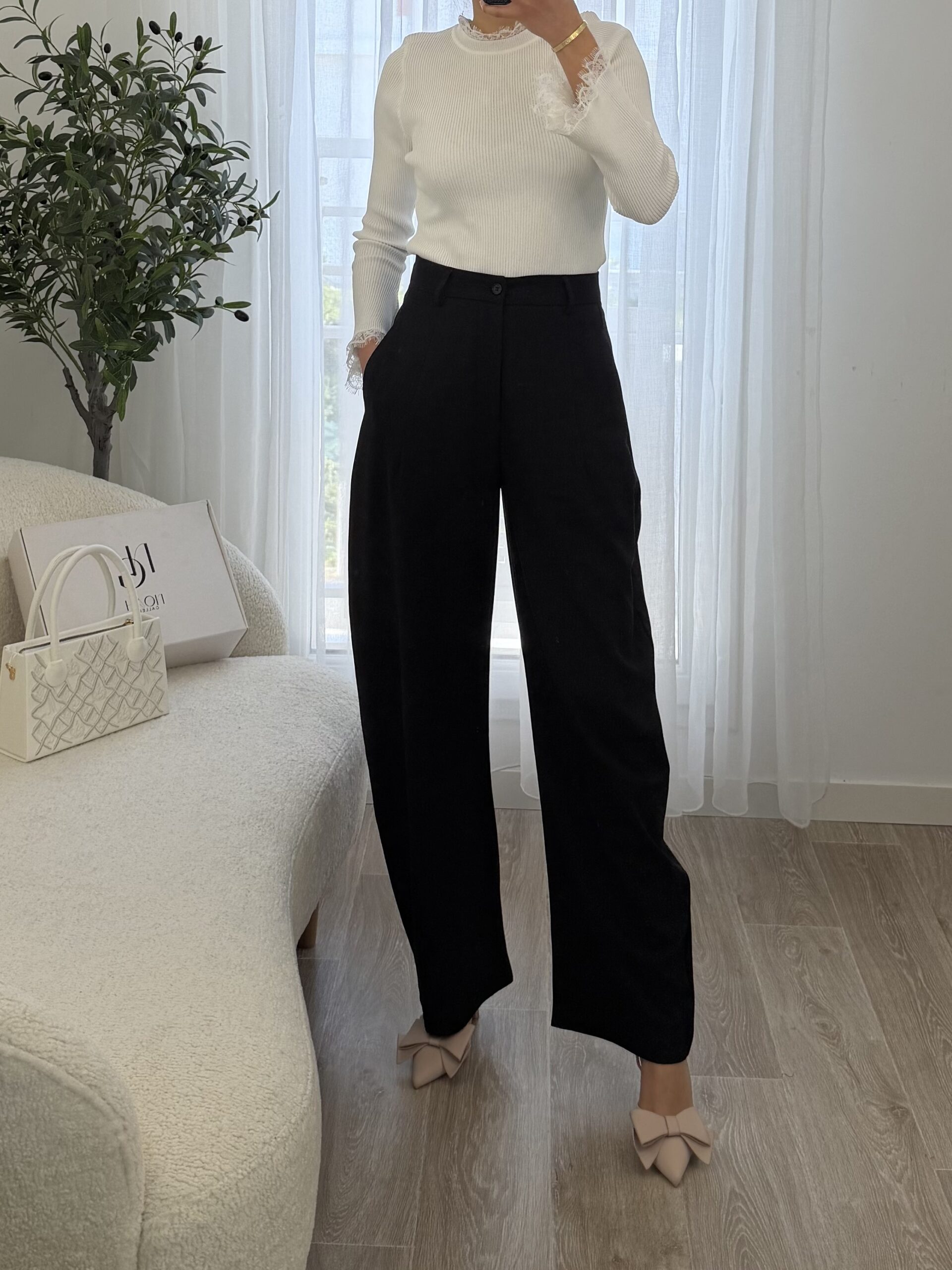Pantalon Ballon Taille Haute – Image 3