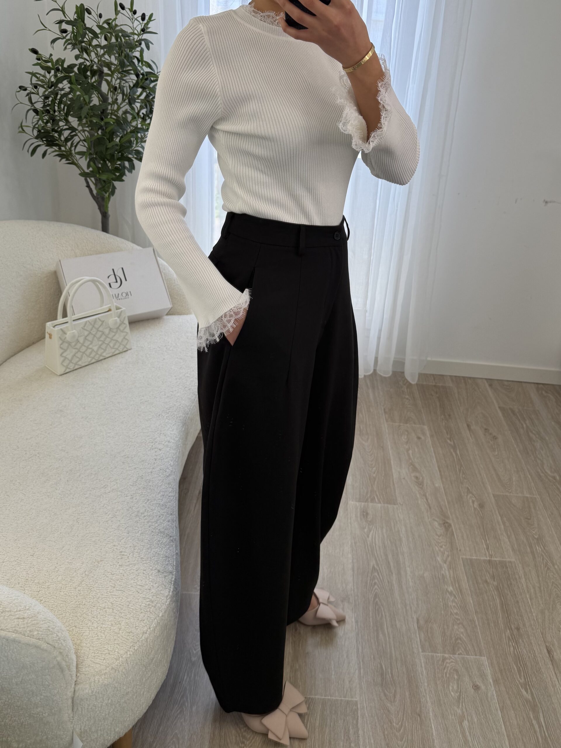 Pantalon Ballon Taille Haute – Image 4
