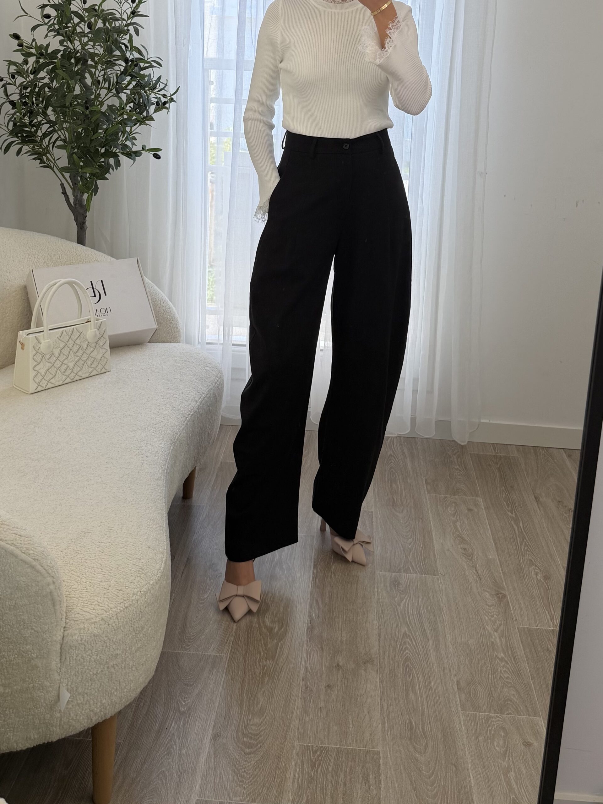Pantalon Ballon Taille Haute