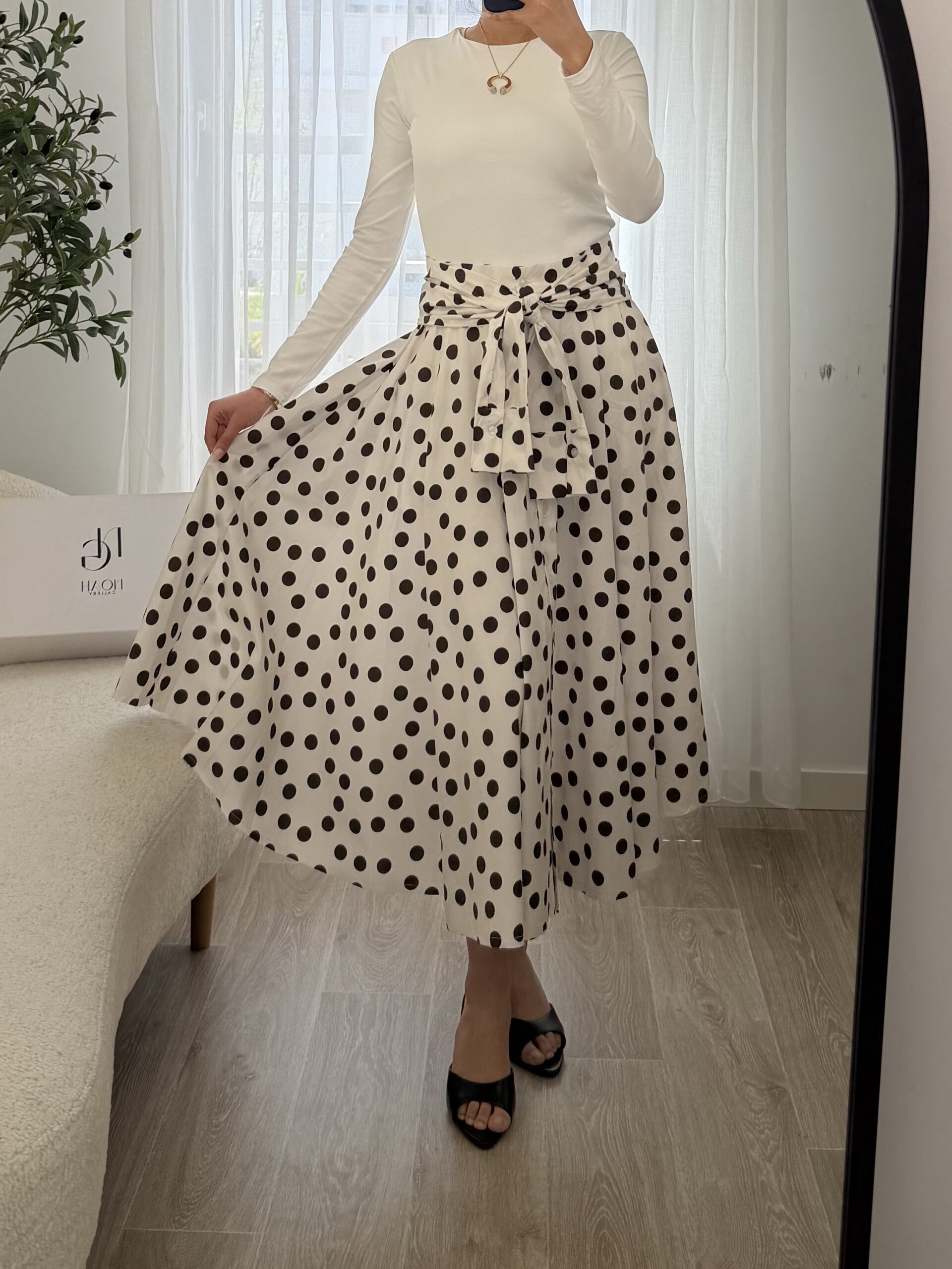Jupe Pois Élégance