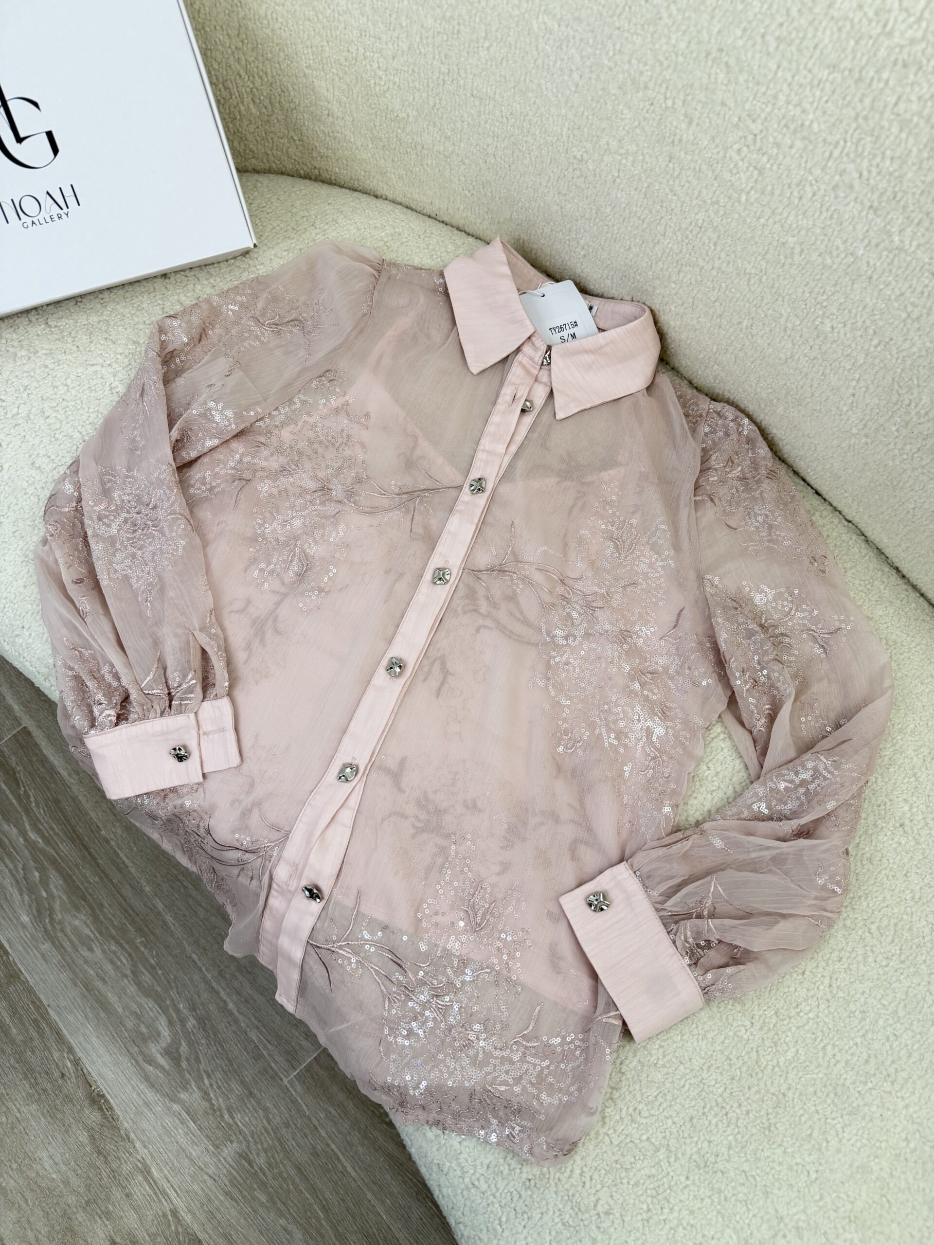 Chemise Élégance Rose