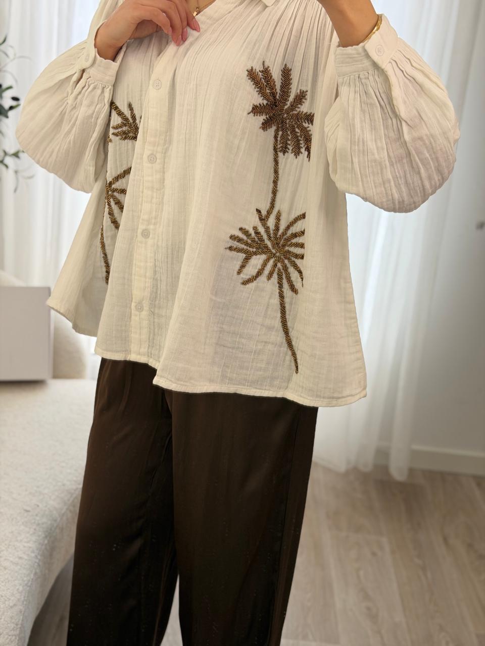 Chemise Golden Palm
