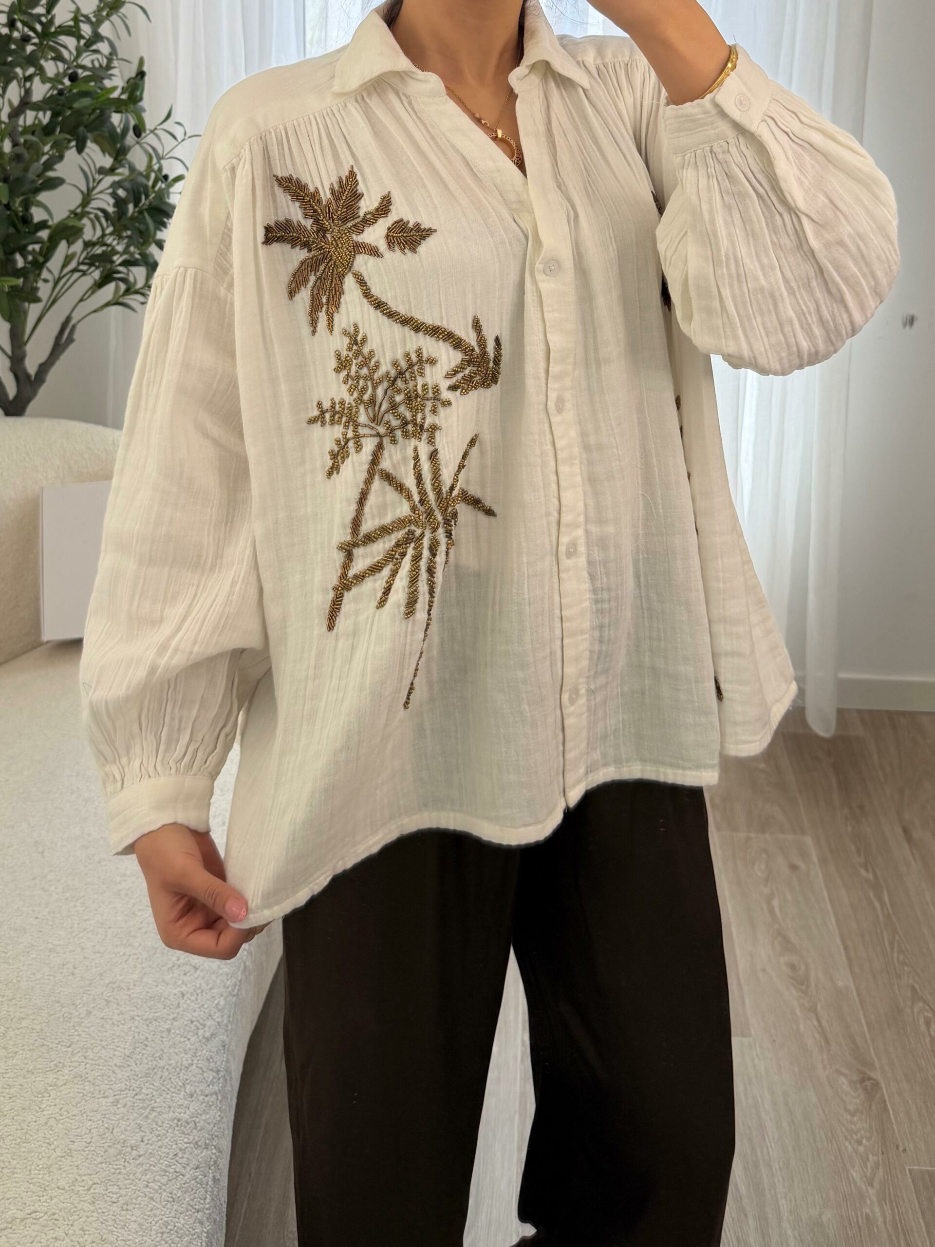 Chemise Golden Palm – Image 8