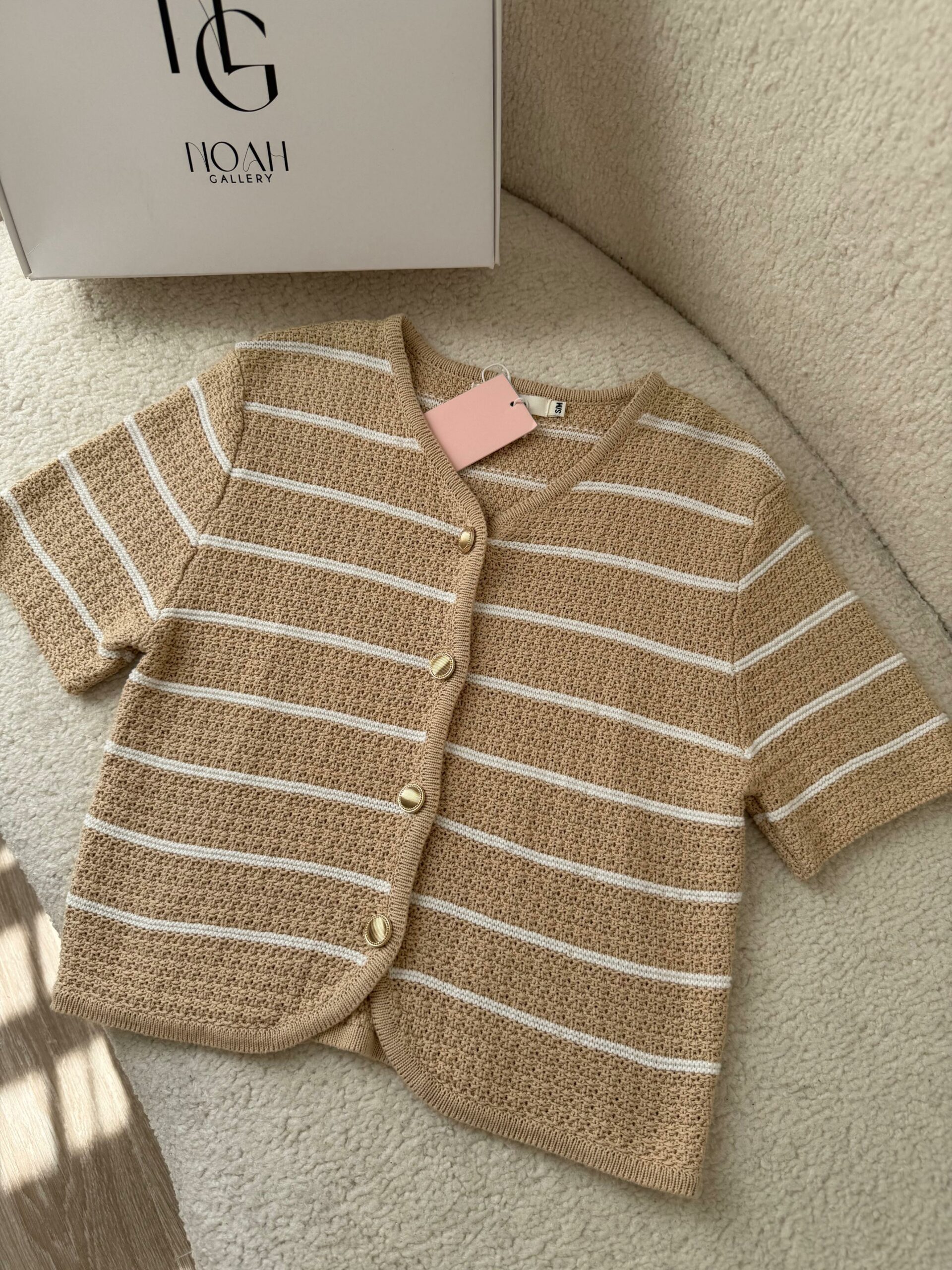 Pull Beige Éclat – Image 7