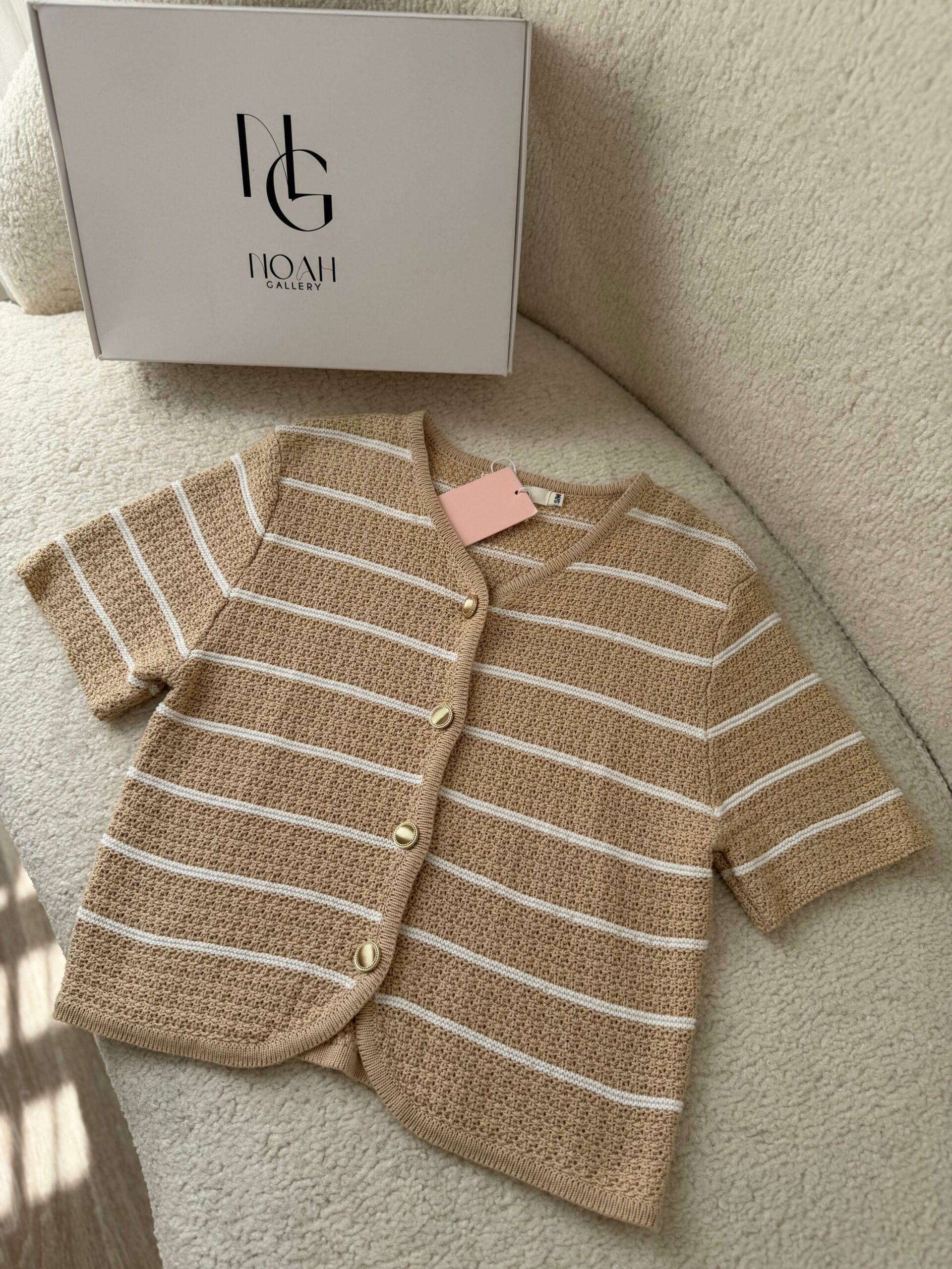 Pull Beige Éclat – Image 4