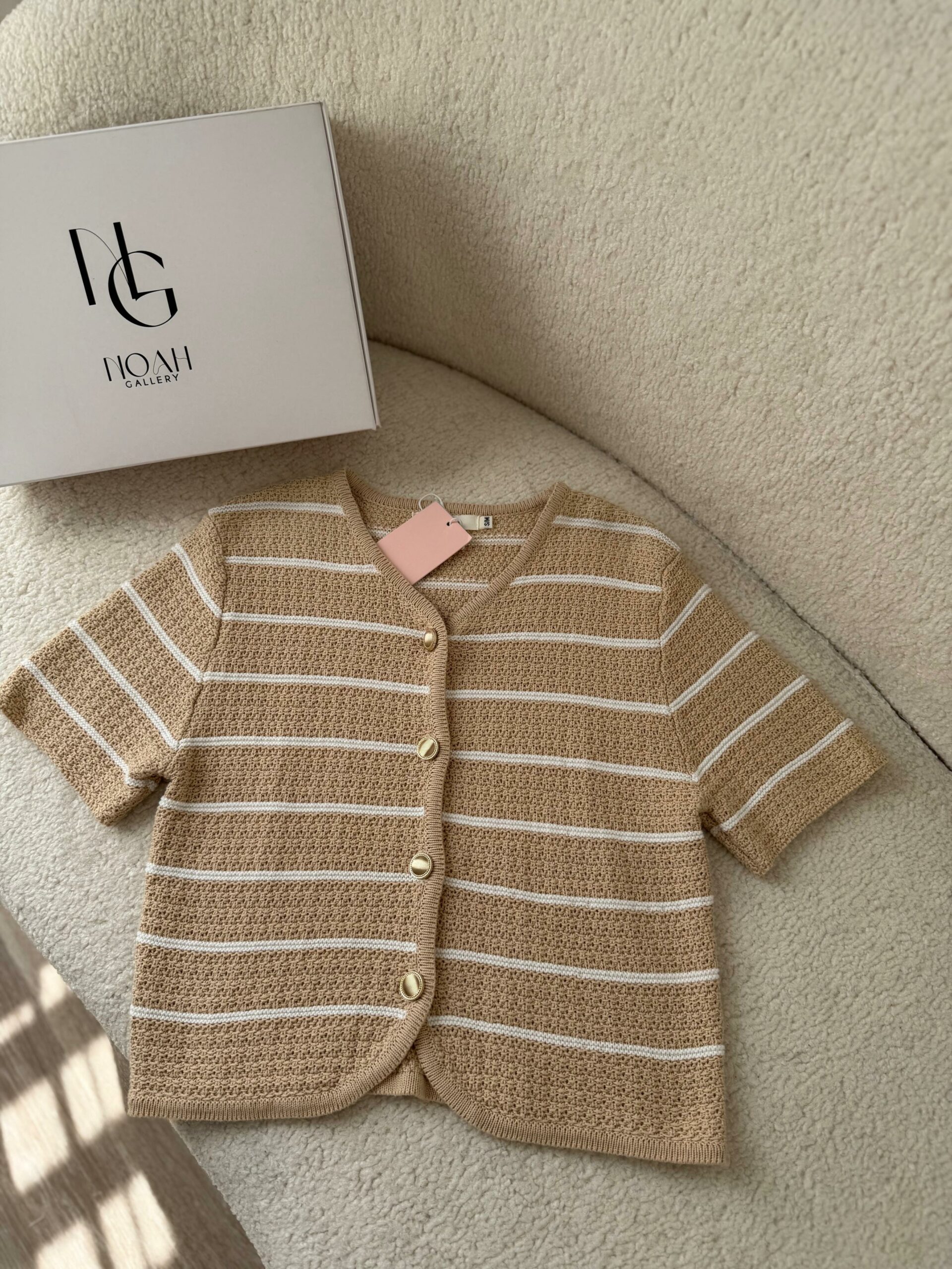 Pull Beige Éclat – Image 3