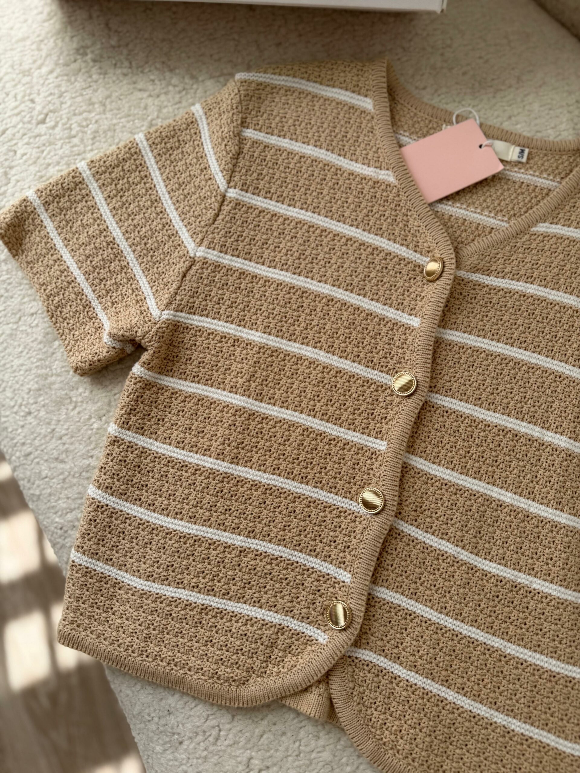 Pull Beige Éclat – Image 2