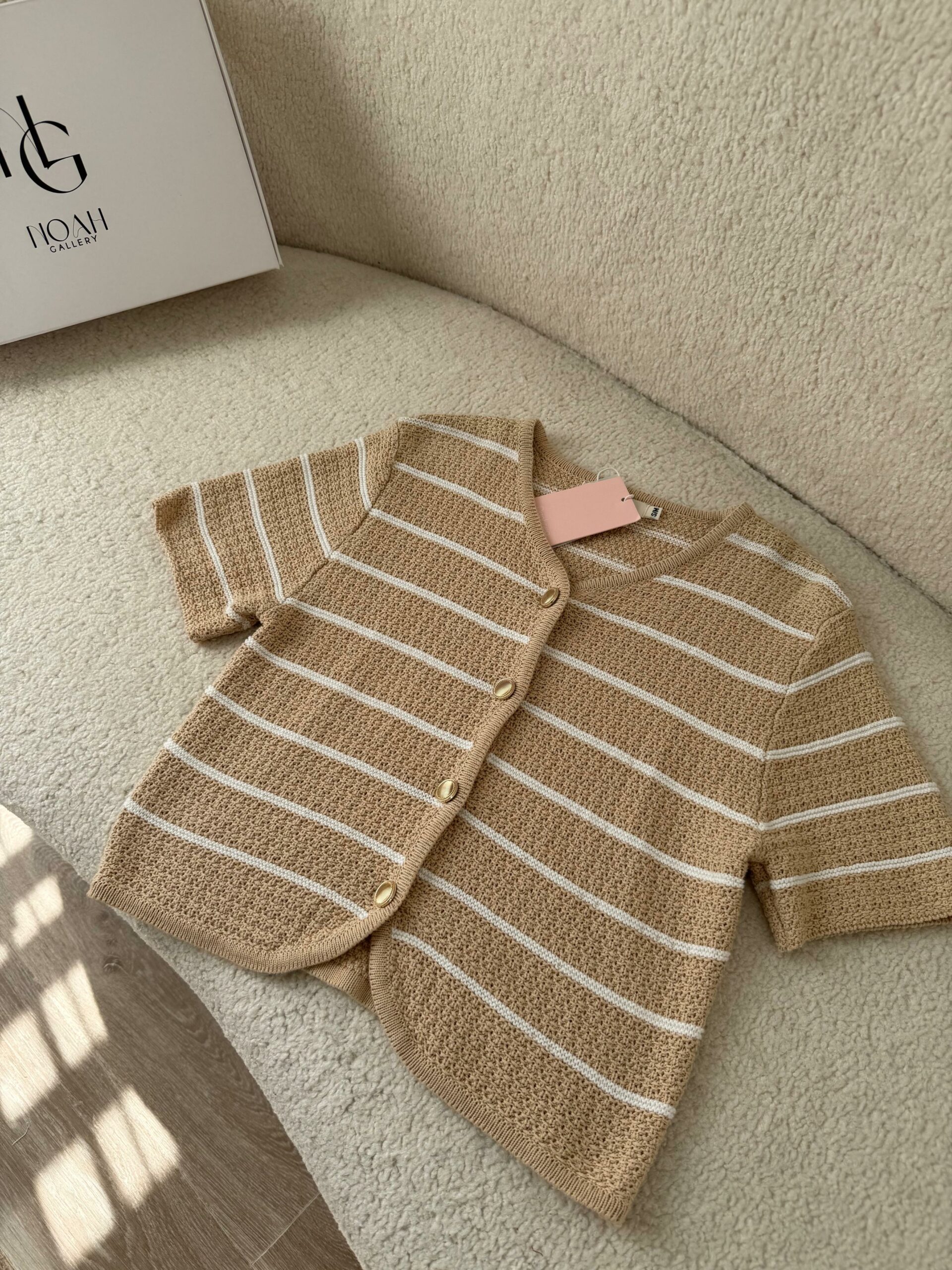 Pull Beige Éclat – Image 8
