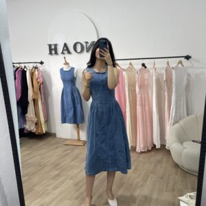 Robe Denim Structurée