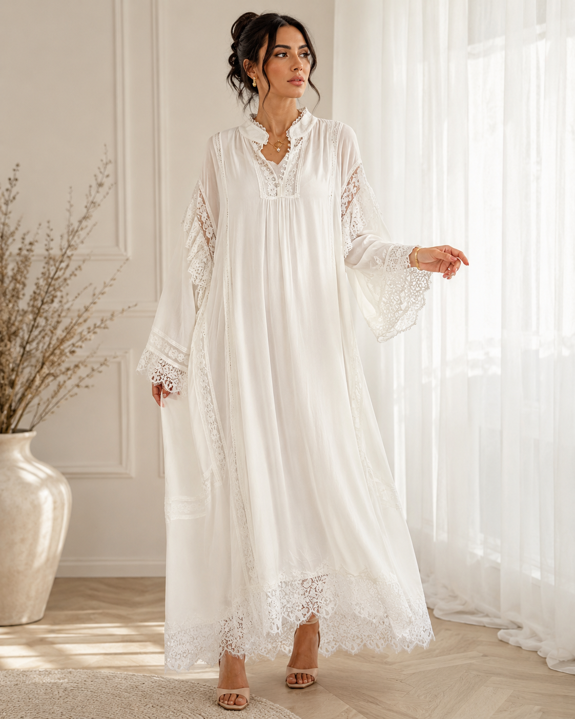 Robe Bohème Ivoire – Image 9