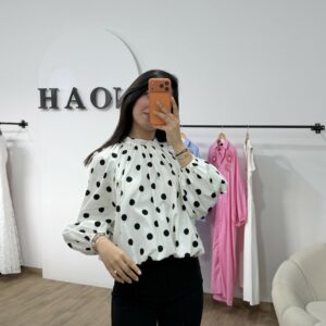 Chemise Polka Élégance