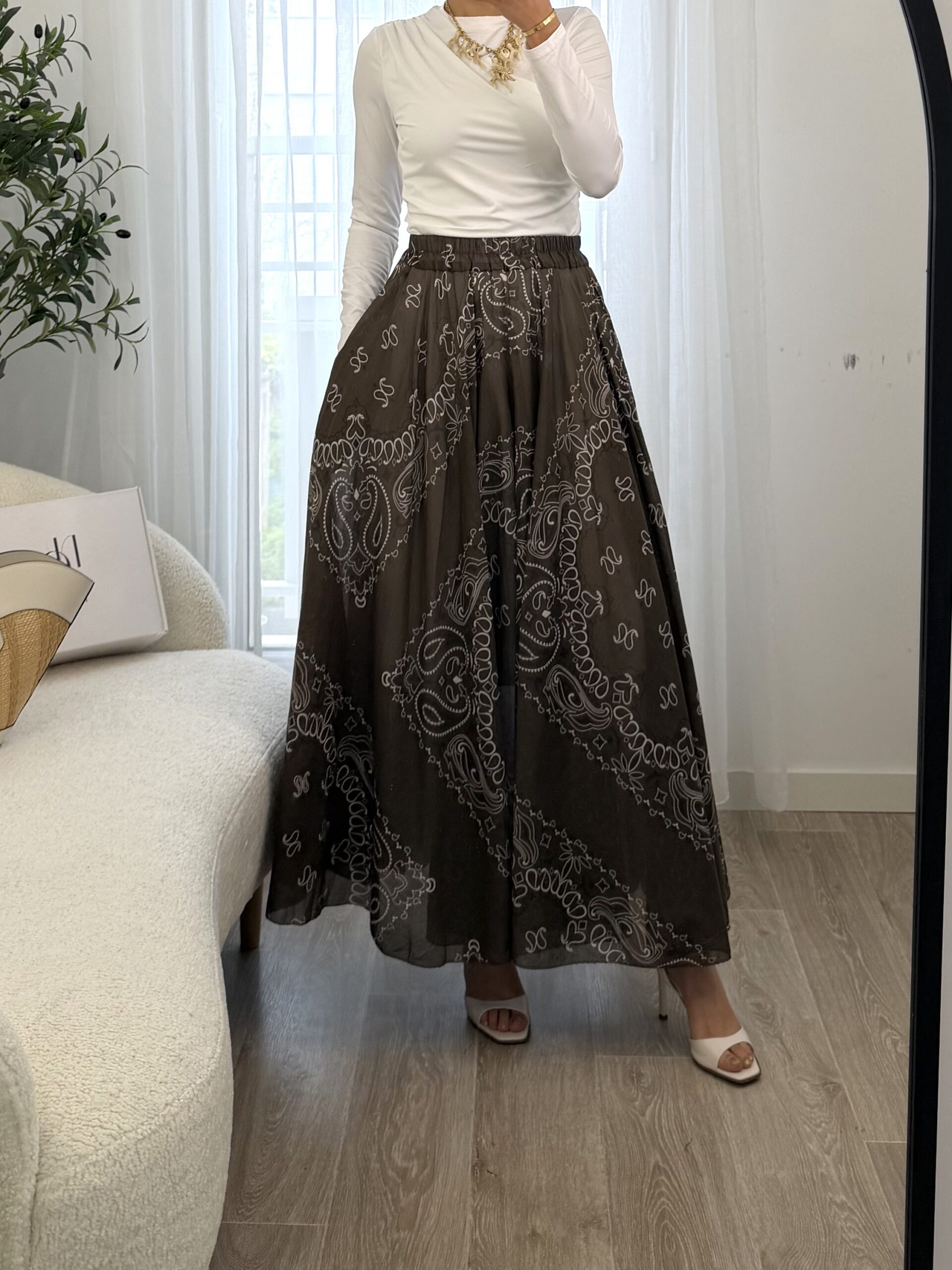 Jupe Bandana Chocolat – Image 4