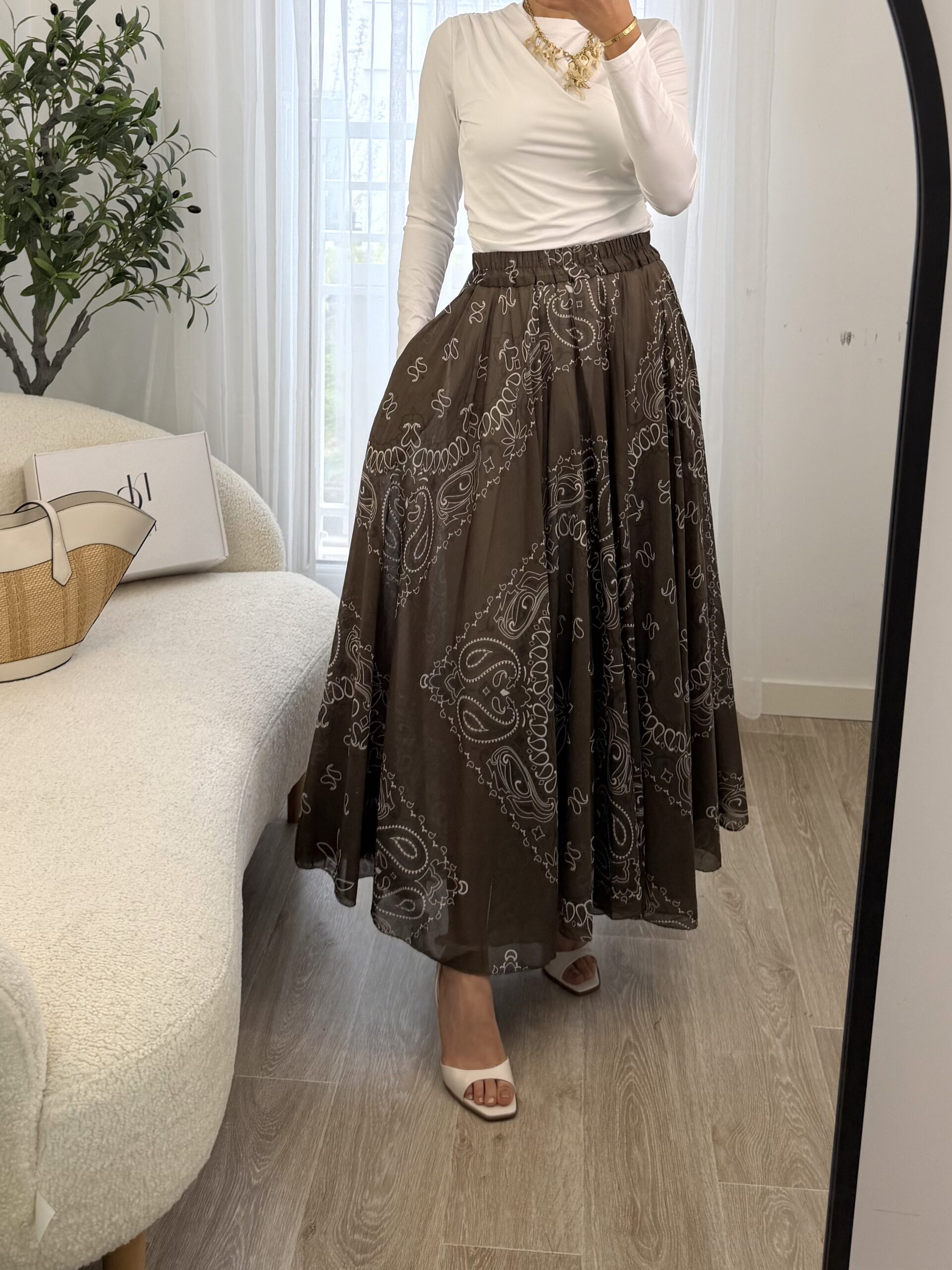 Jupe Bandana Chocolat – Image 3