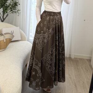 Jupe Bandana Chocolat