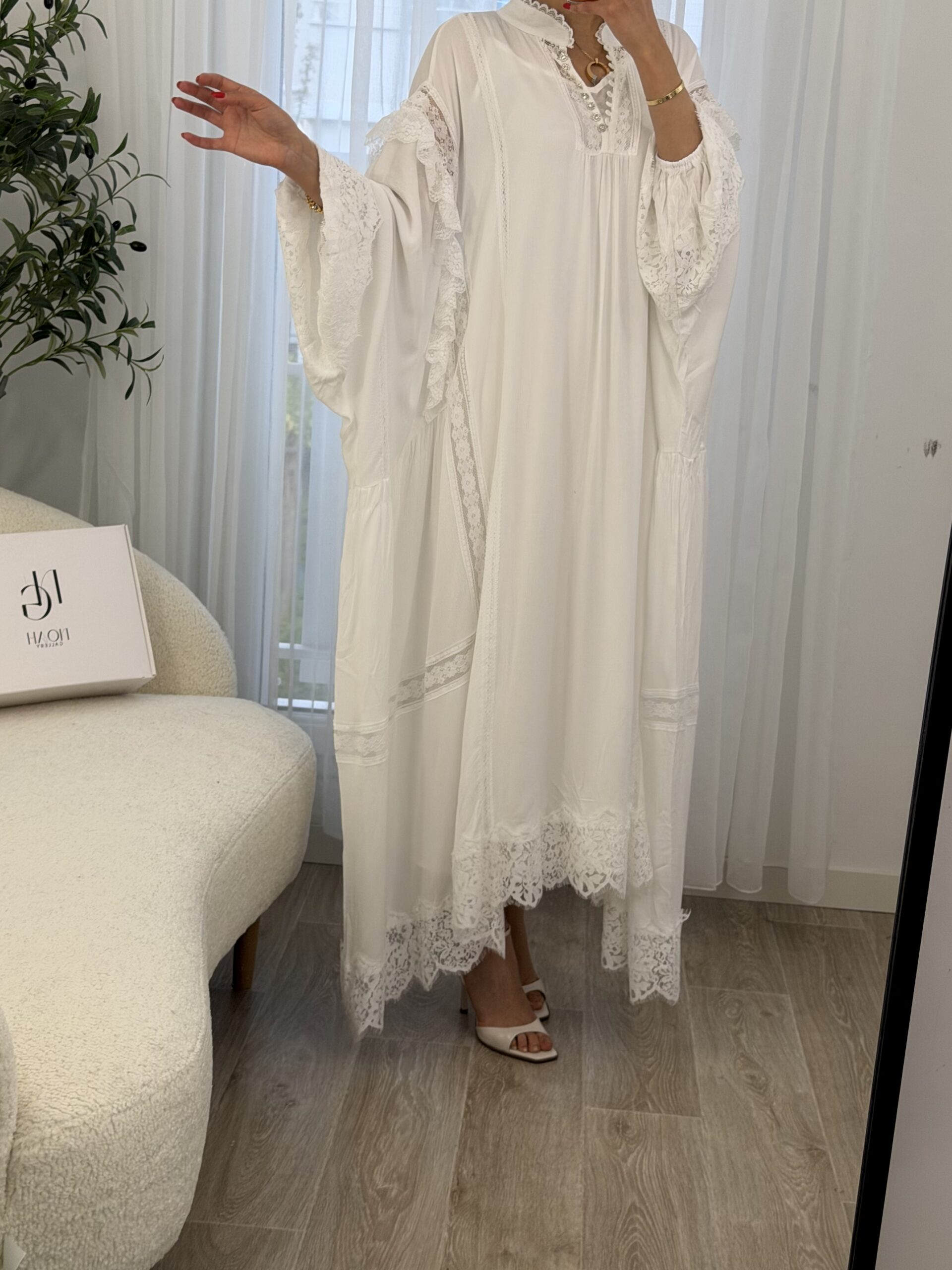 Robe Bohème Ivoire – Image 4