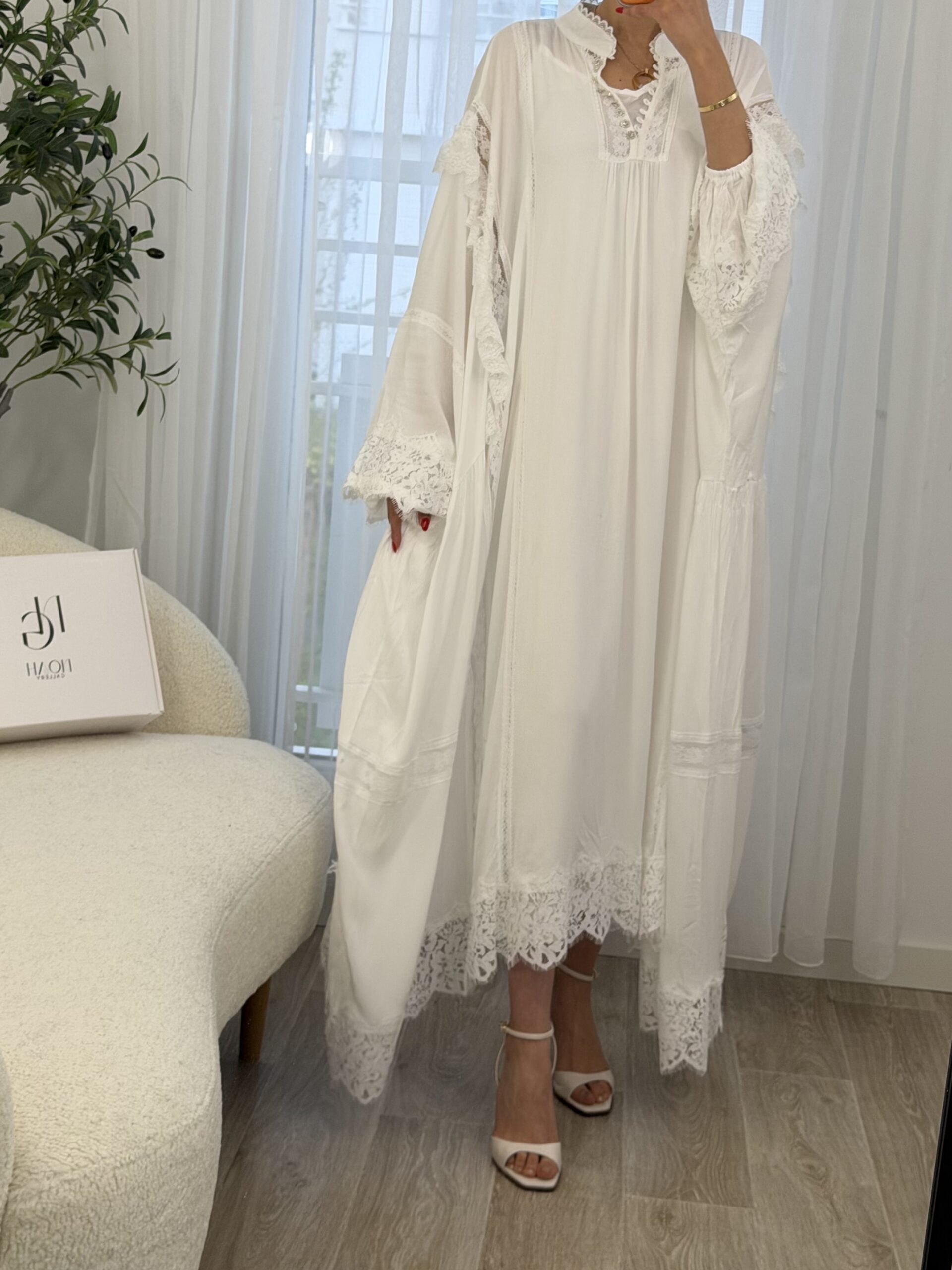 Robe Bohème Ivoire – Image 6
