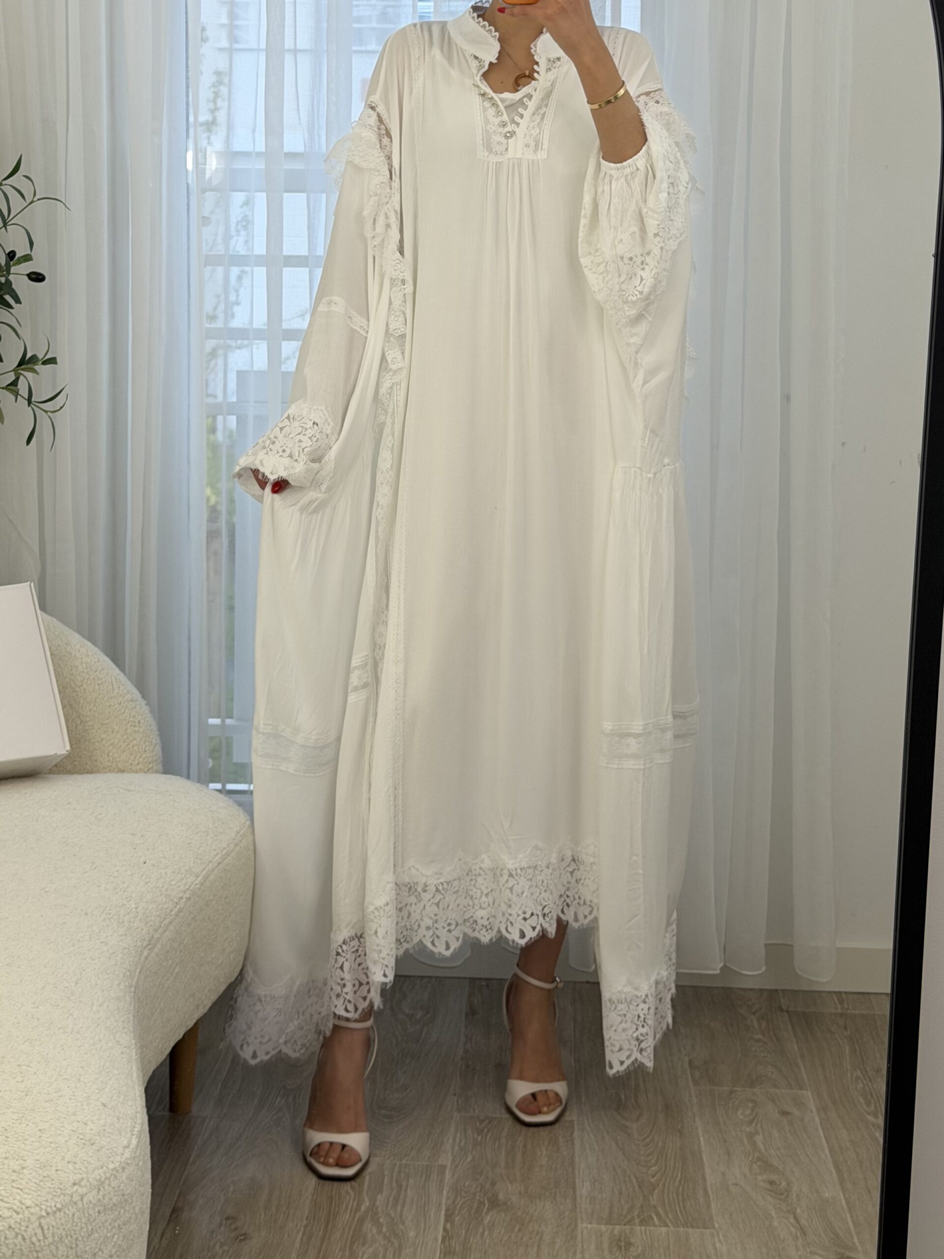 Robe Bohème Ivoire – Image 8