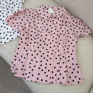 Chemise Cœur Rose