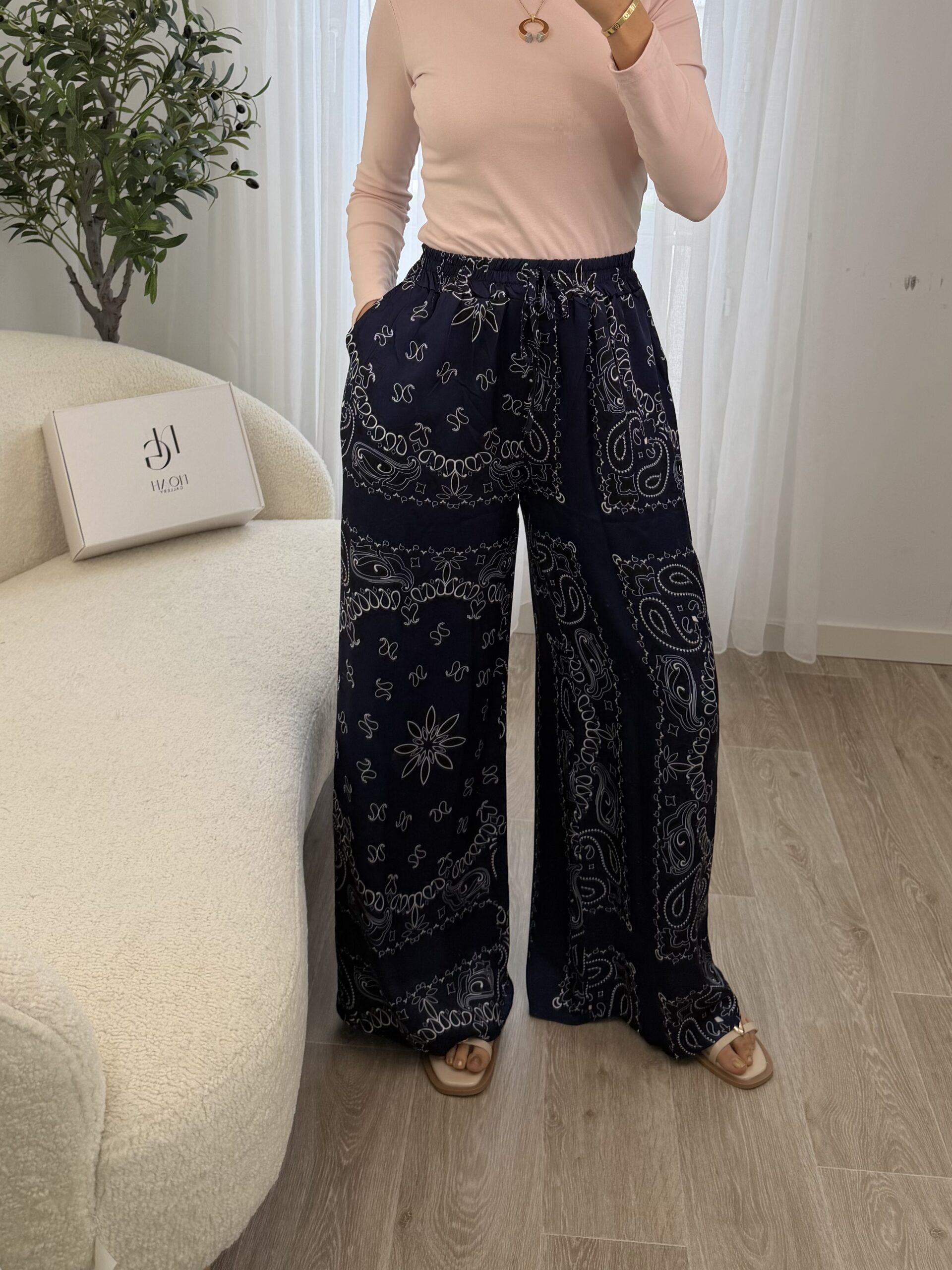 Pantalon Bandana Marine – Image 2