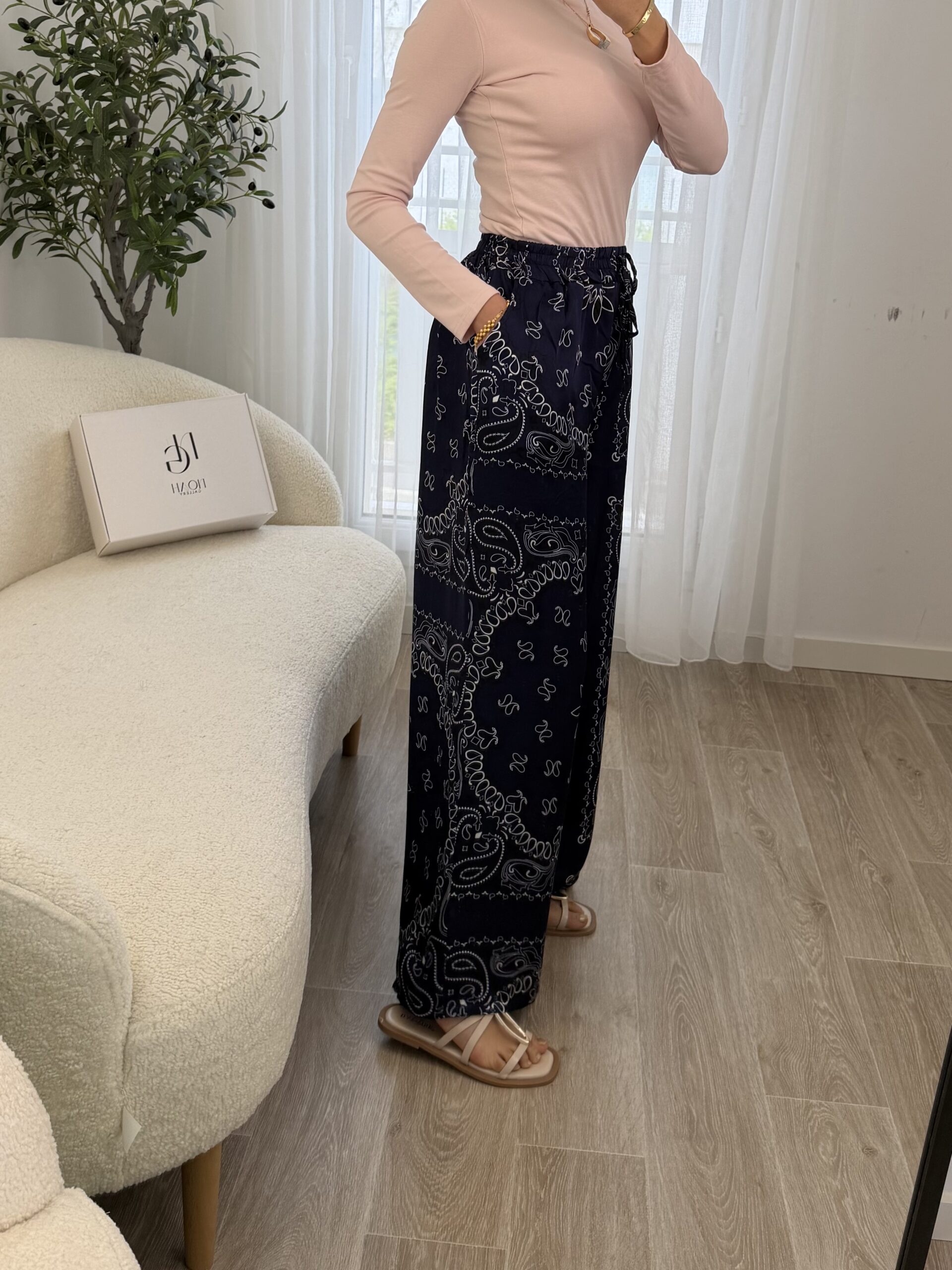 Pantalon Bandana Marine – Image 4