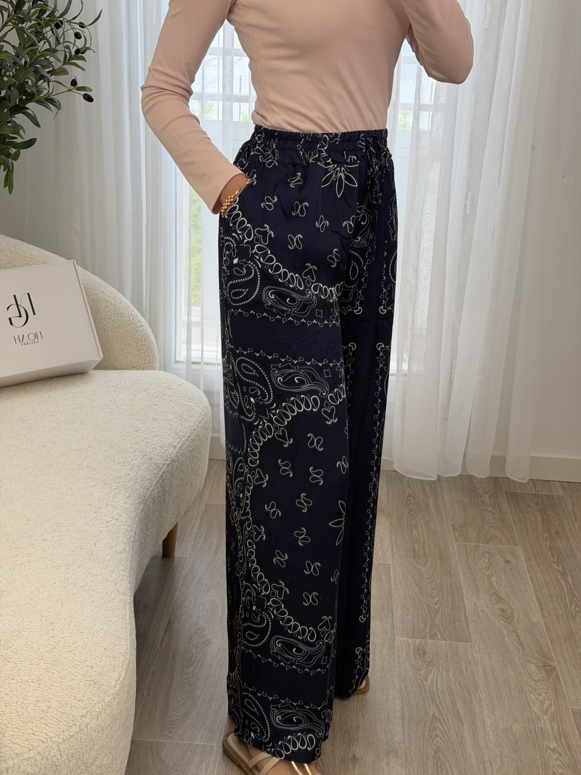 Pantalon Bandana Marine – Image 3