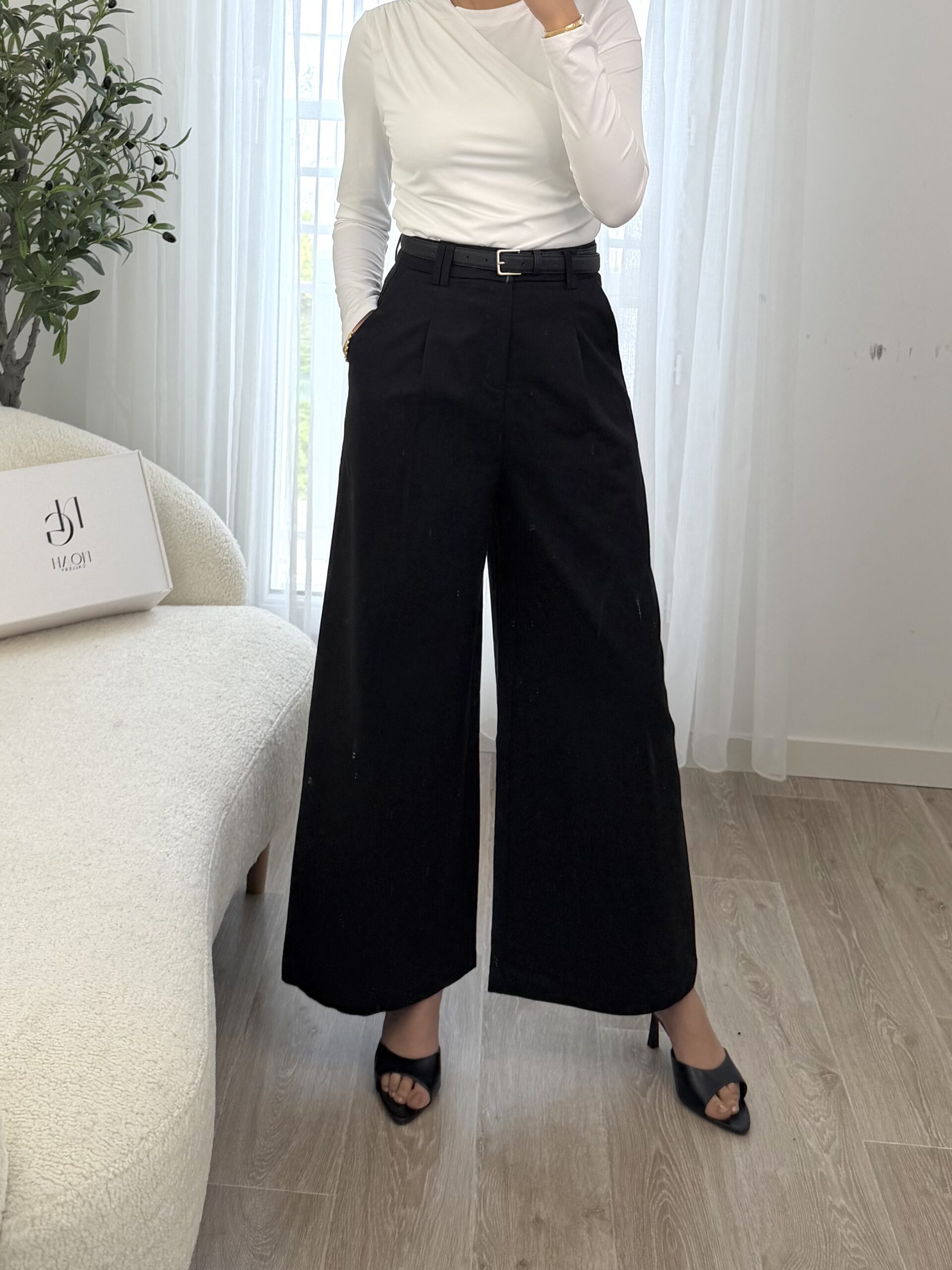 Pantalon Noir Léger