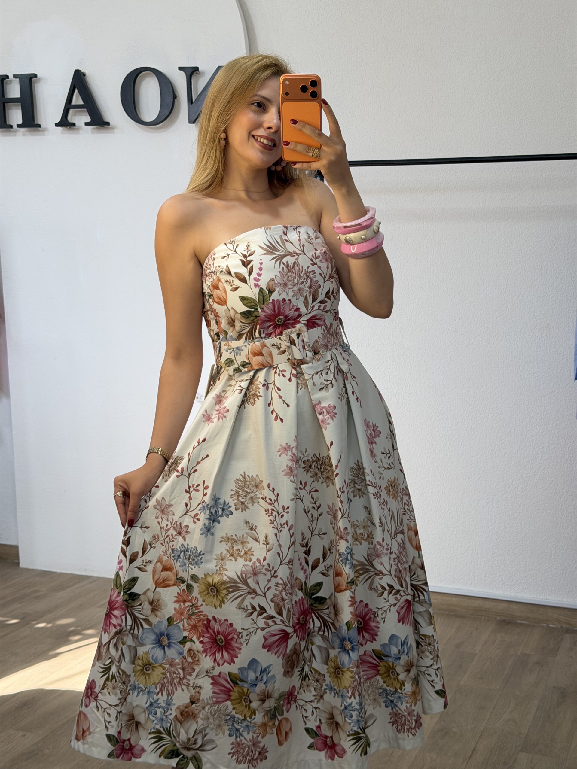Robe Florale Bustier – Image 3