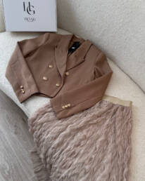 Blazer Épure Camel - Noah