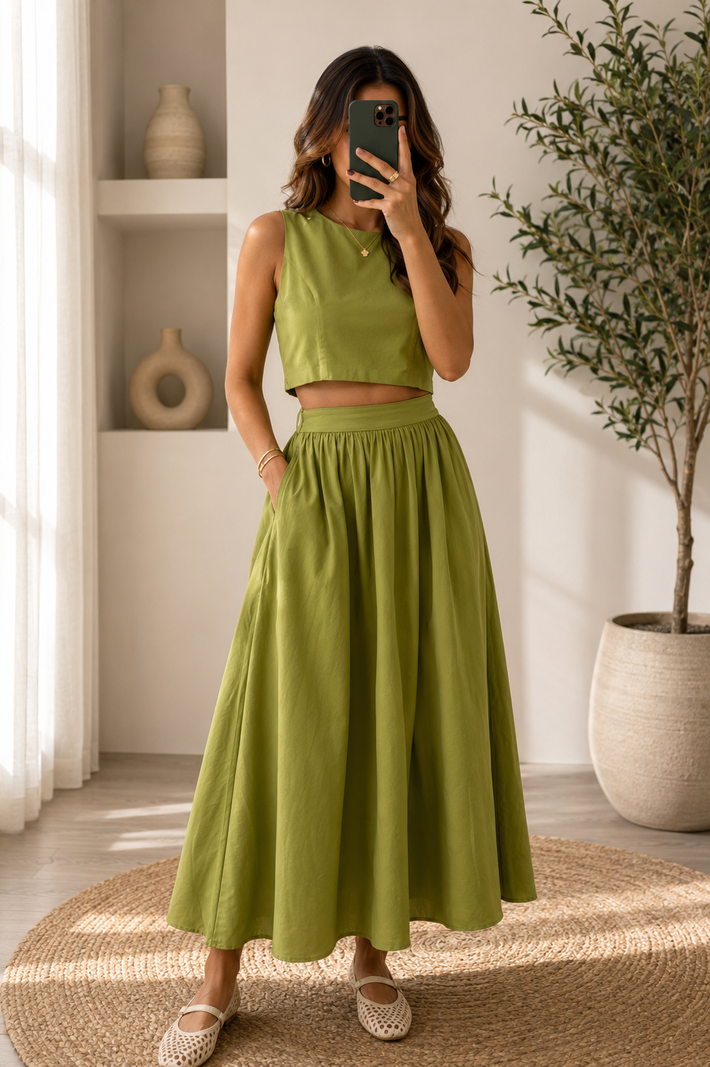 Ensemble Vert Olive