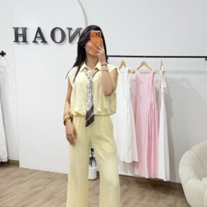 Ensemble Solène Jaune Pastel