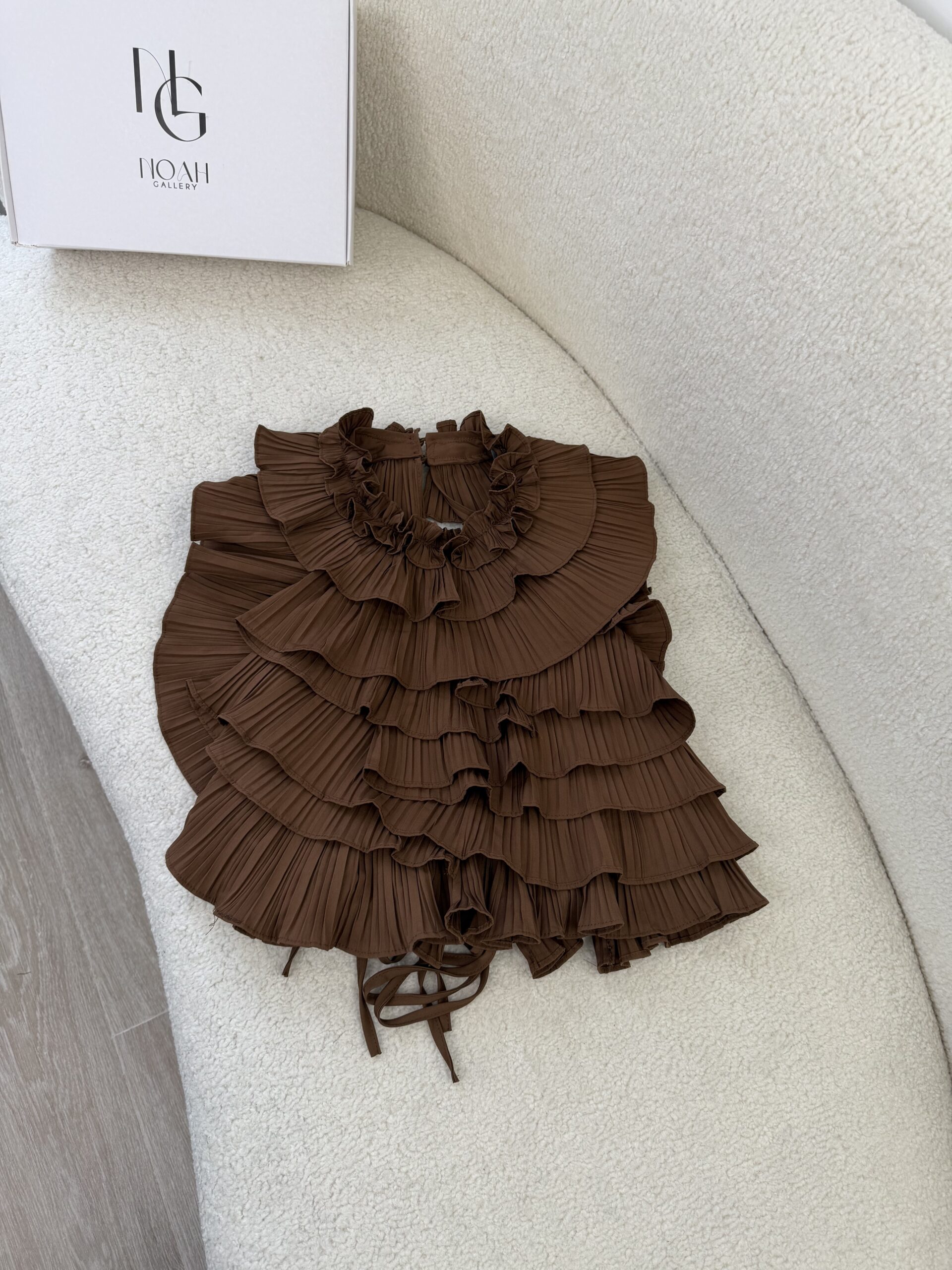 Top Volants Chocolat