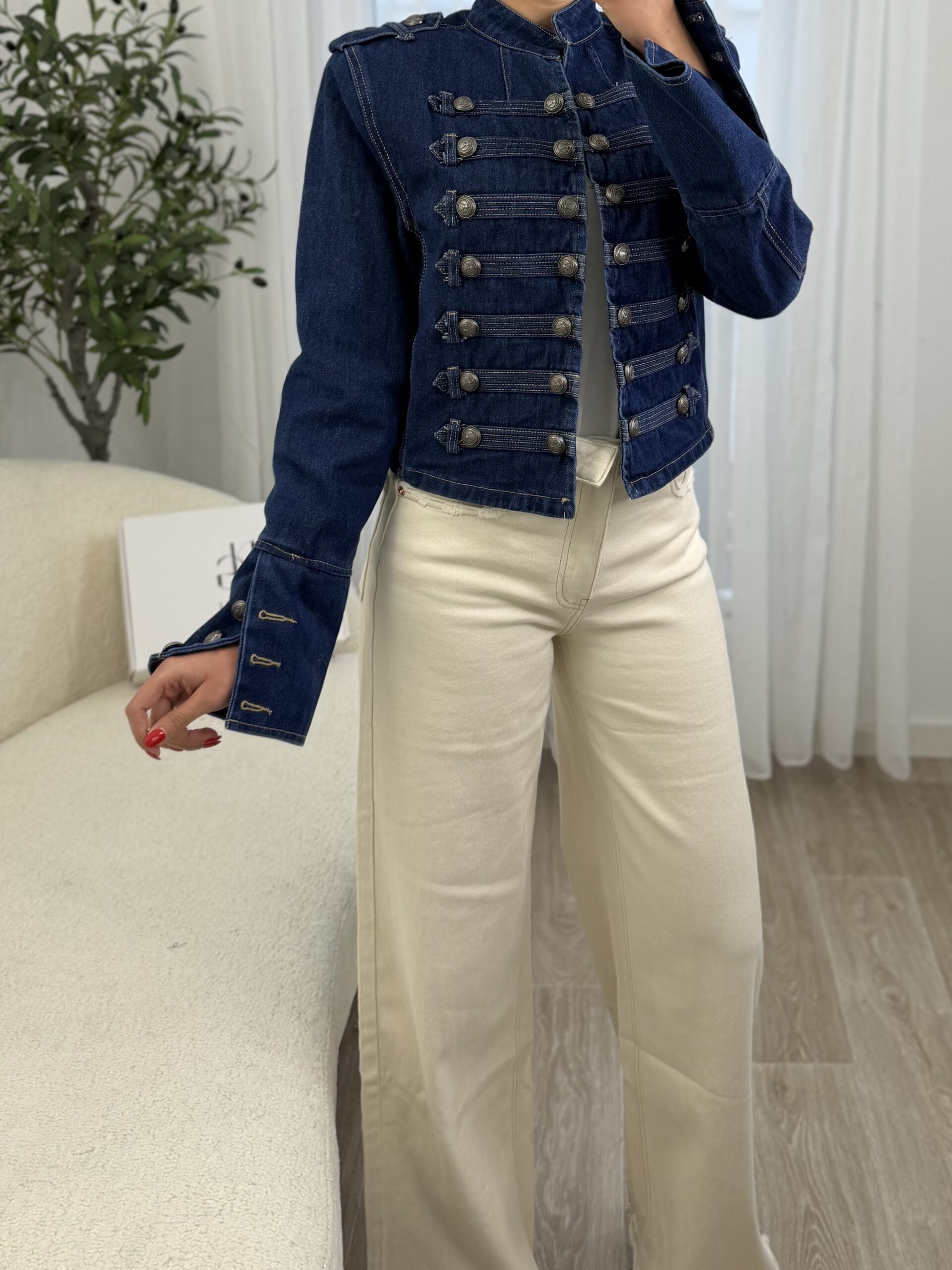 Veste Denim Élégance