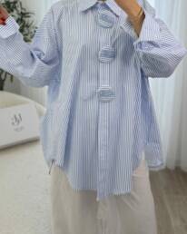 Chemise Rayée Oversize - Noah